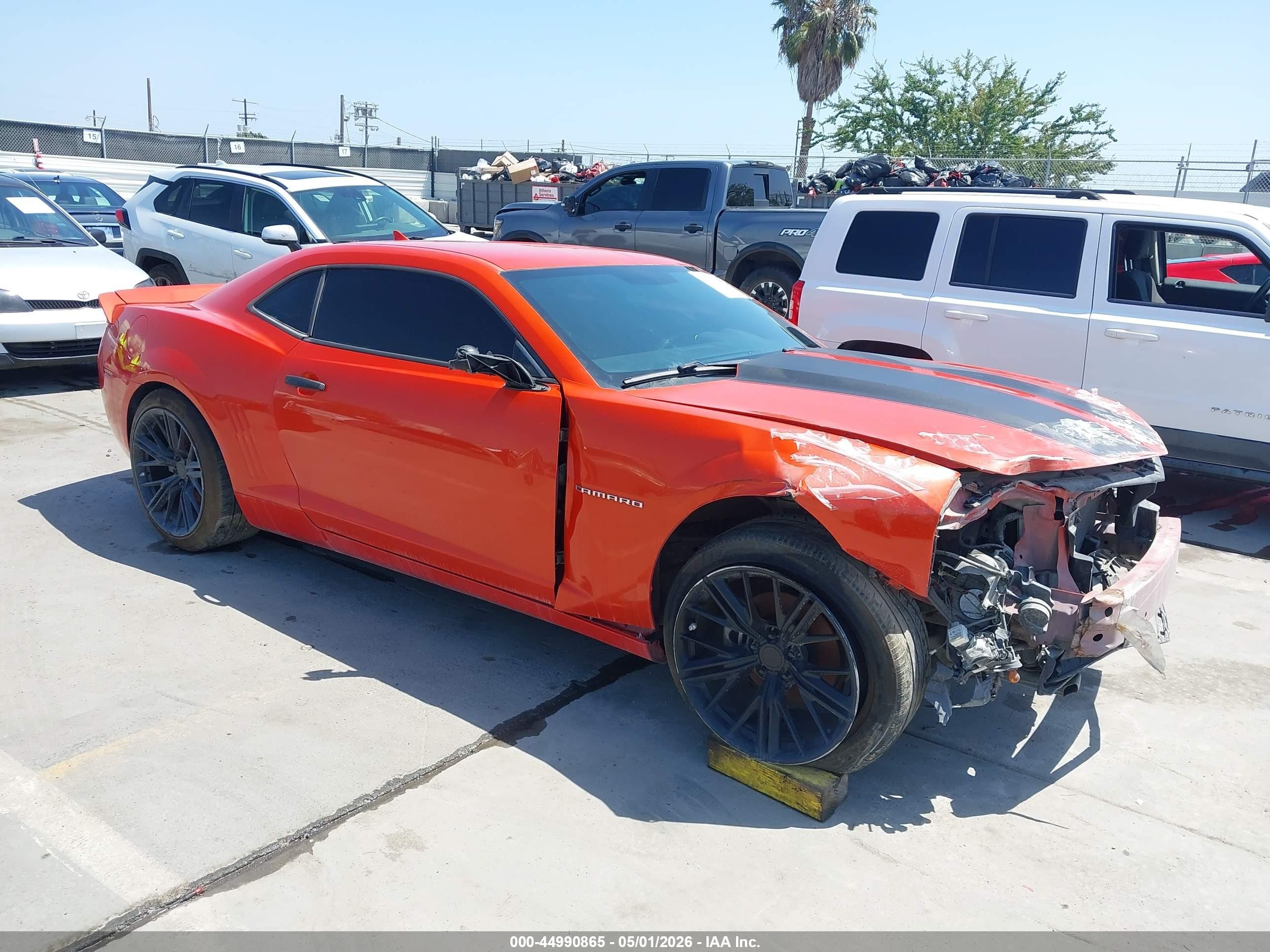 2012 Chevrolet Camaro 1lt Оранжевый vin: 2G1FB1E36C9119946