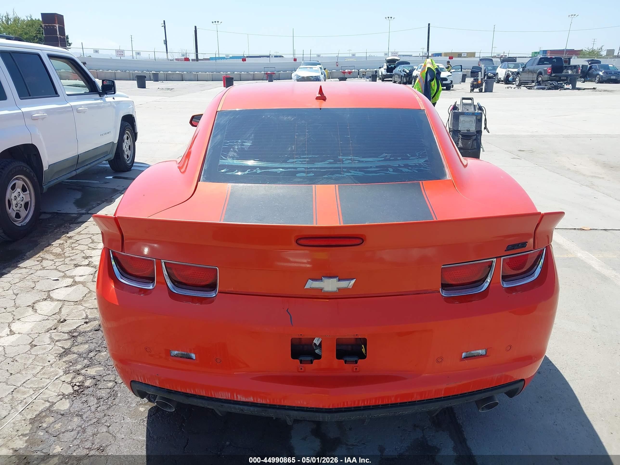 2012 Chevrolet Camaro 1lt Orange vin: 2G1FB1E36C9119946