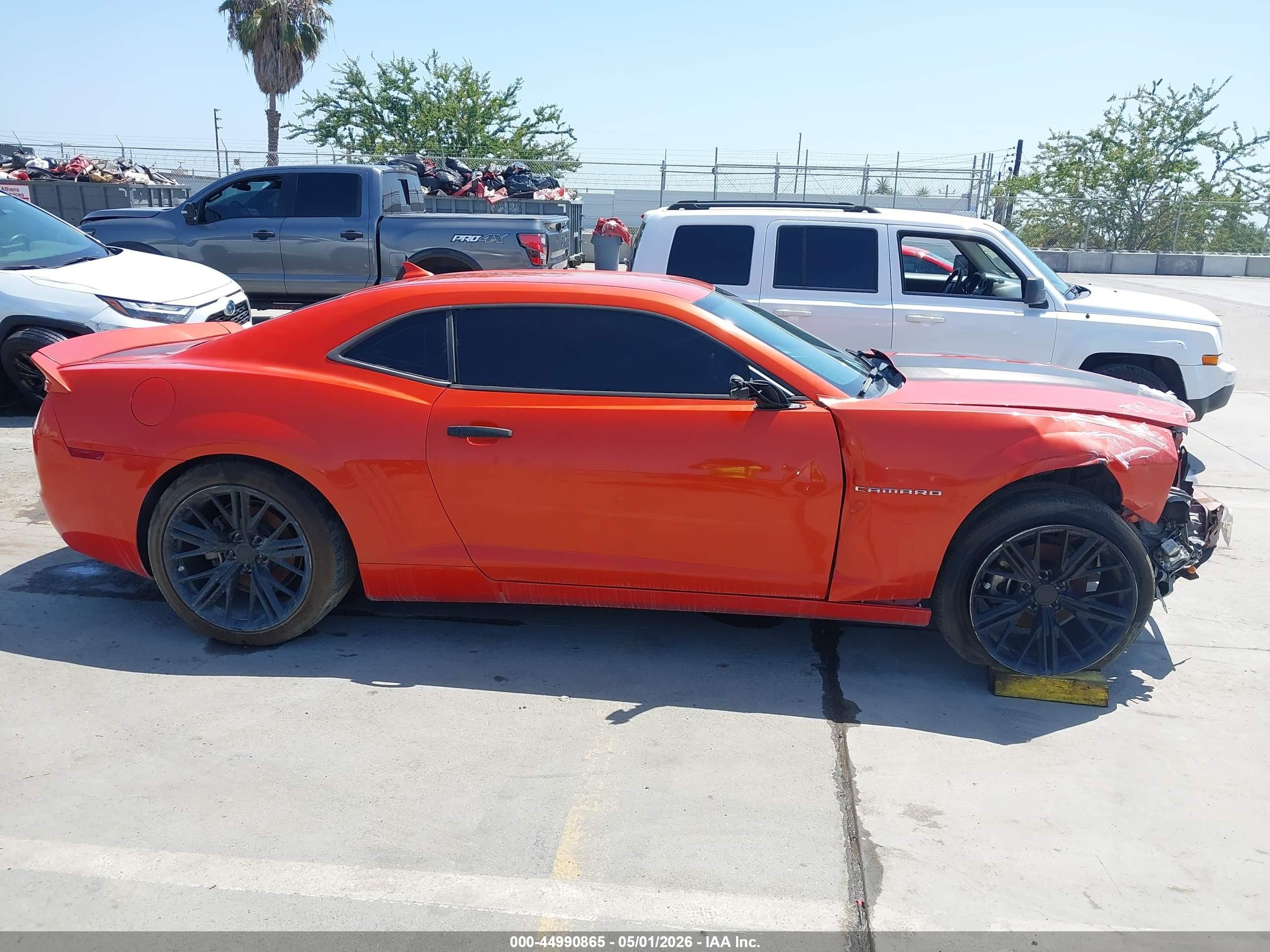 2012 Chevrolet Camaro 1lt Orange vin: 2G1FB1E36C9119946