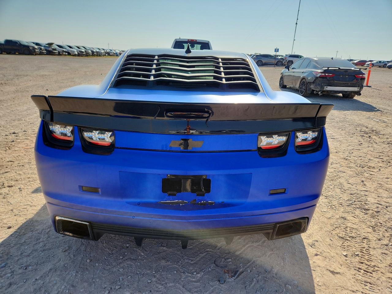2012 Chevrolet Camaro Lt Blue vin: 2G1FB1E36C9160268