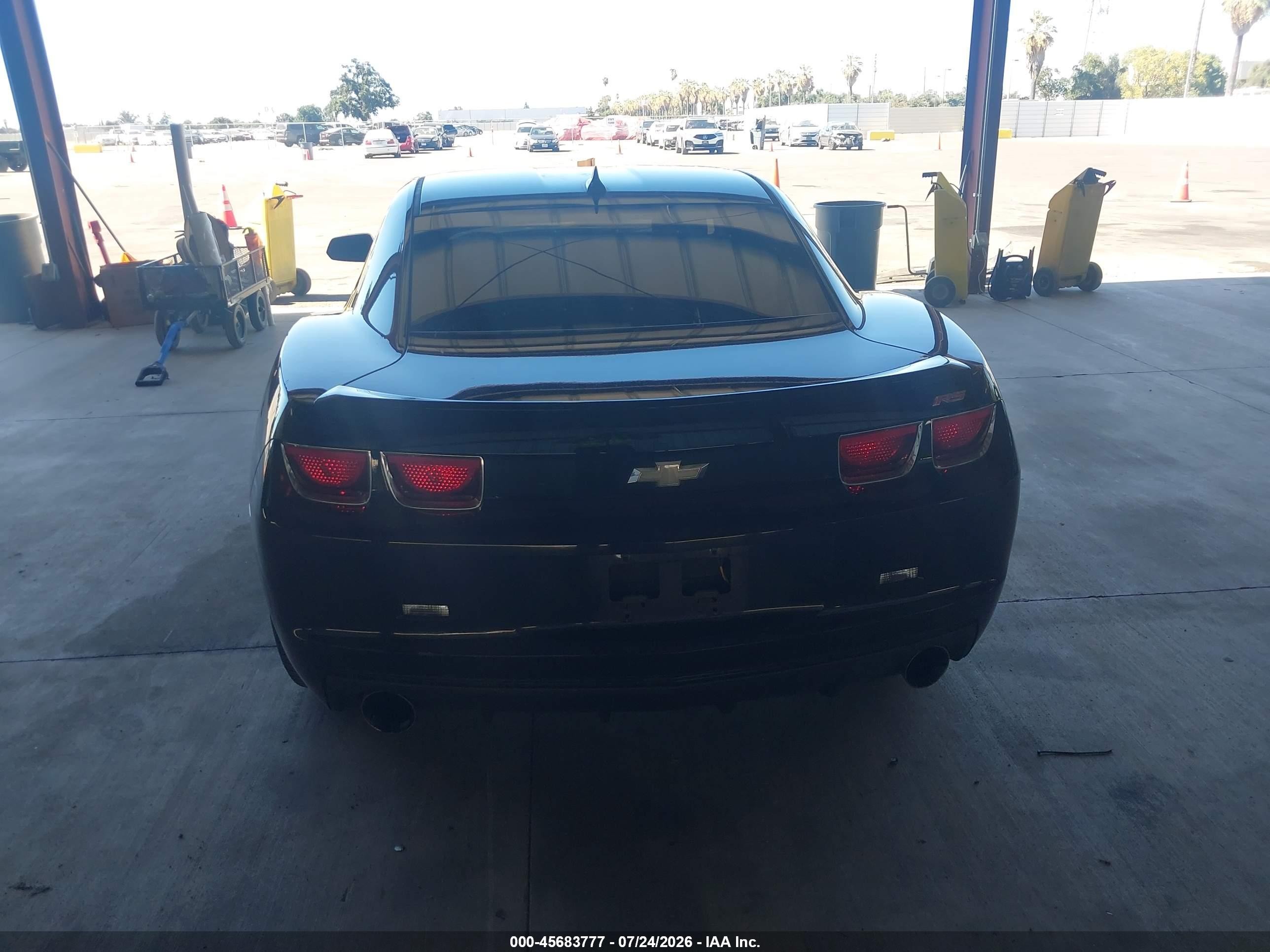 2012 Chevrolet Camaro 1lt Black vin: 2G1FB1E36C9163624