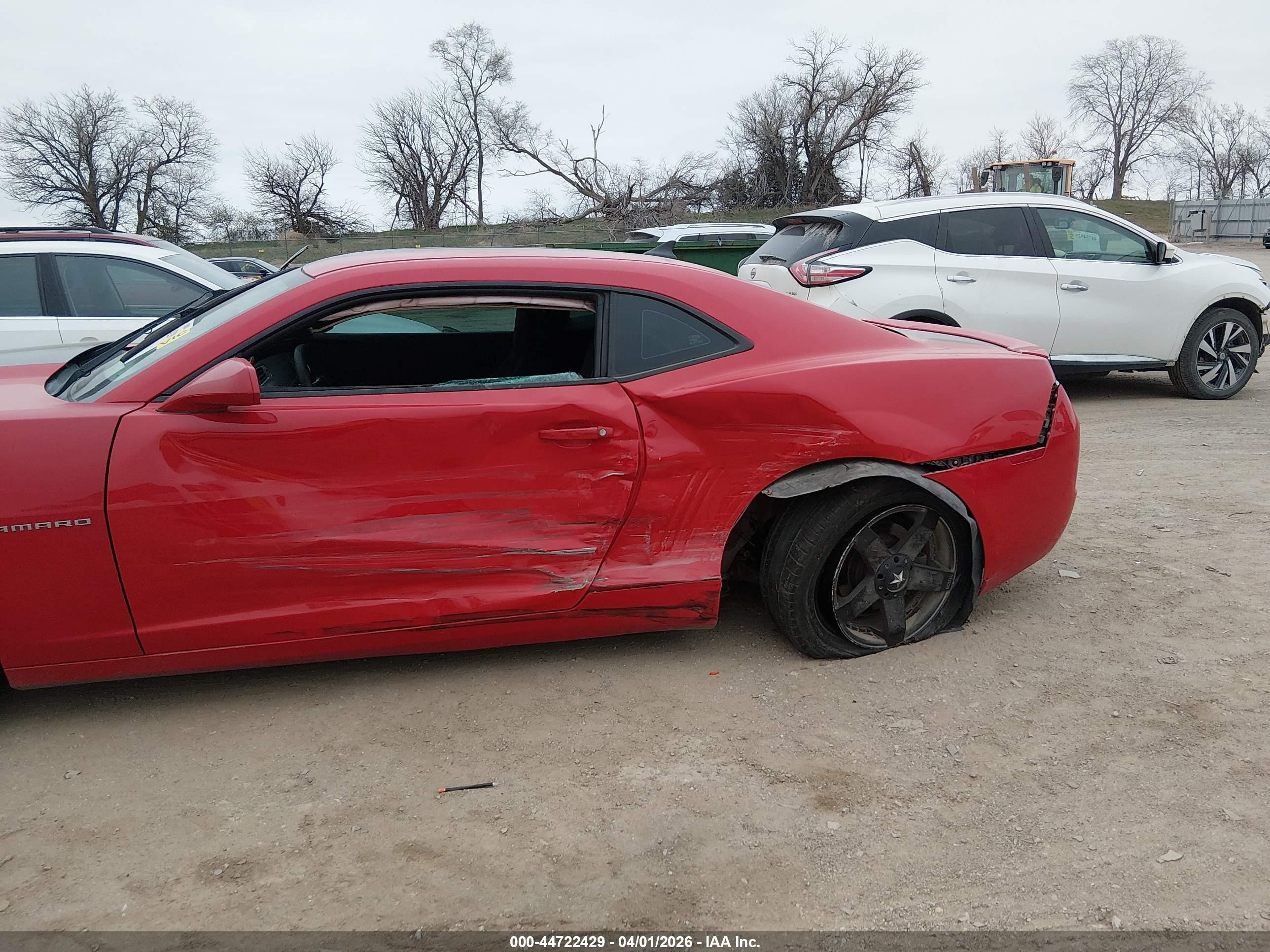 2012 Chevrolet Camaro 1lt Red vin: 2G1FB1E36C9184098