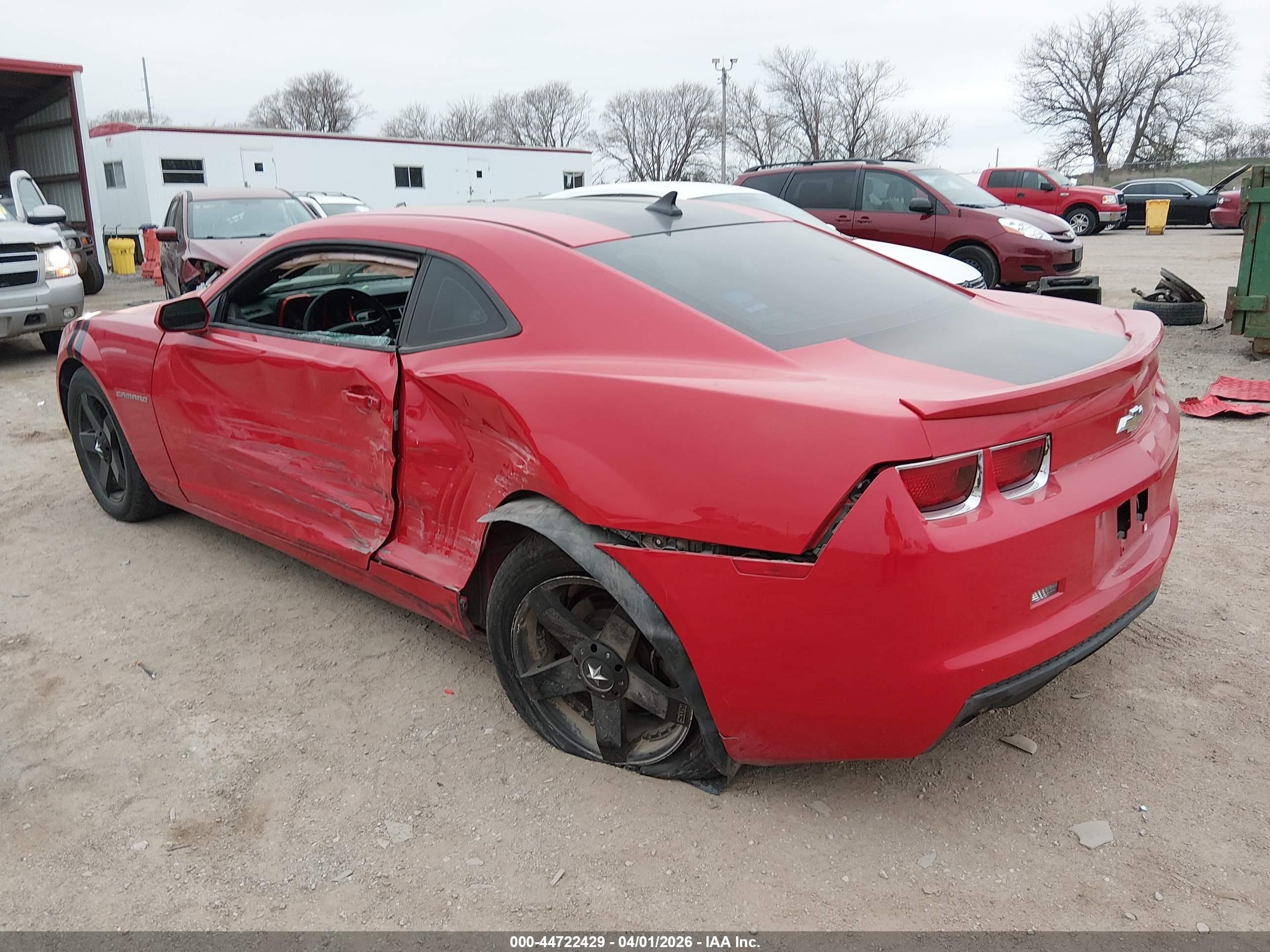2012 Chevrolet Camaro 1lt Red vin: 2G1FB1E36C9184098