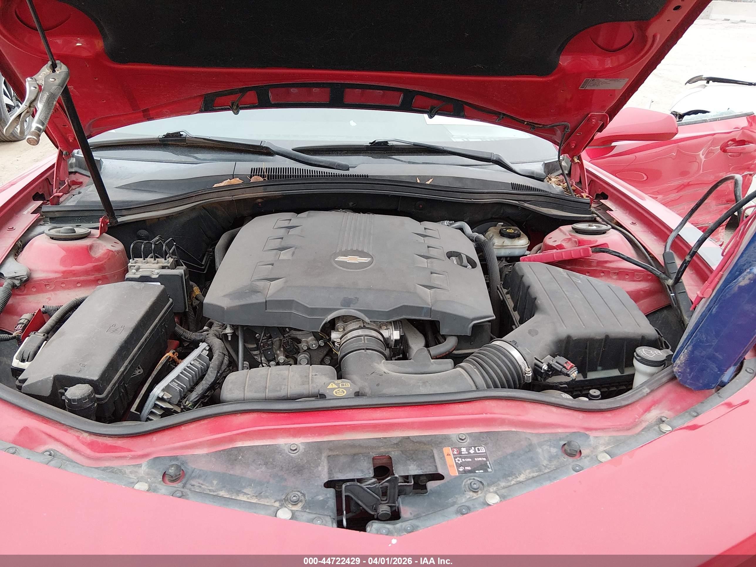 2012 Chevrolet Camaro 1lt Red vin: 2G1FB1E36C9184098