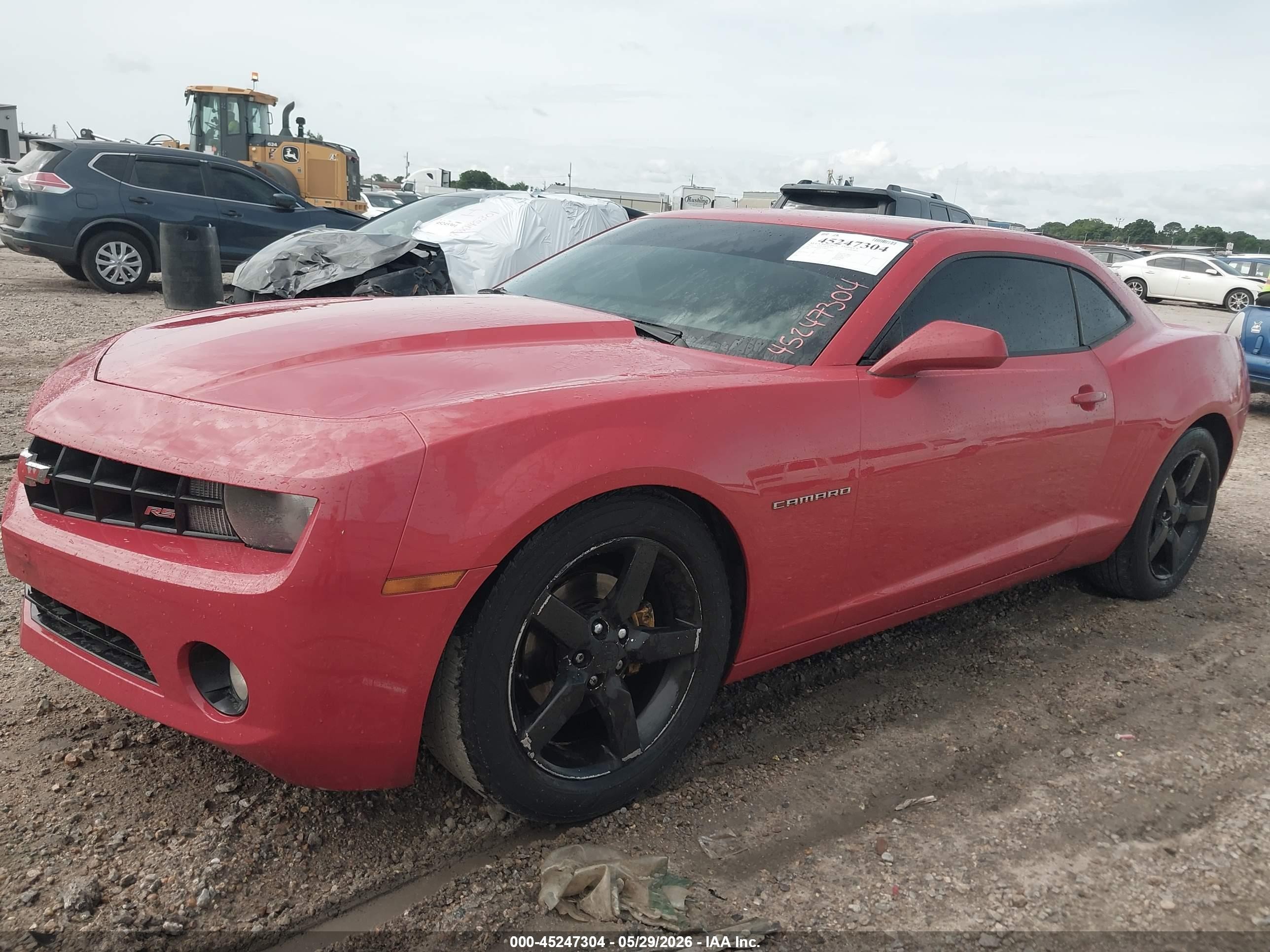 2012 Chevrolet Camaro 1lt Красный vin: 2G1FB1E36C9187227