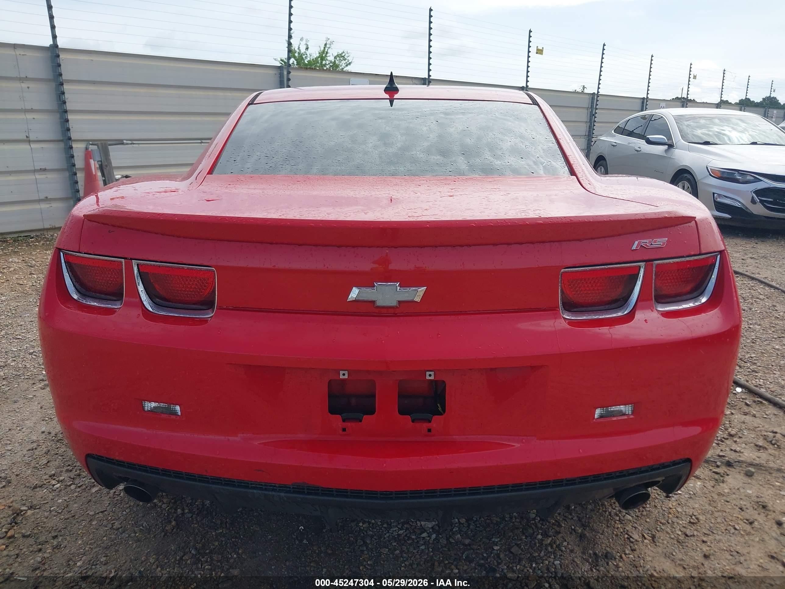 2012 Chevrolet Camaro 1lt Красный vin: 2G1FB1E36C9187227