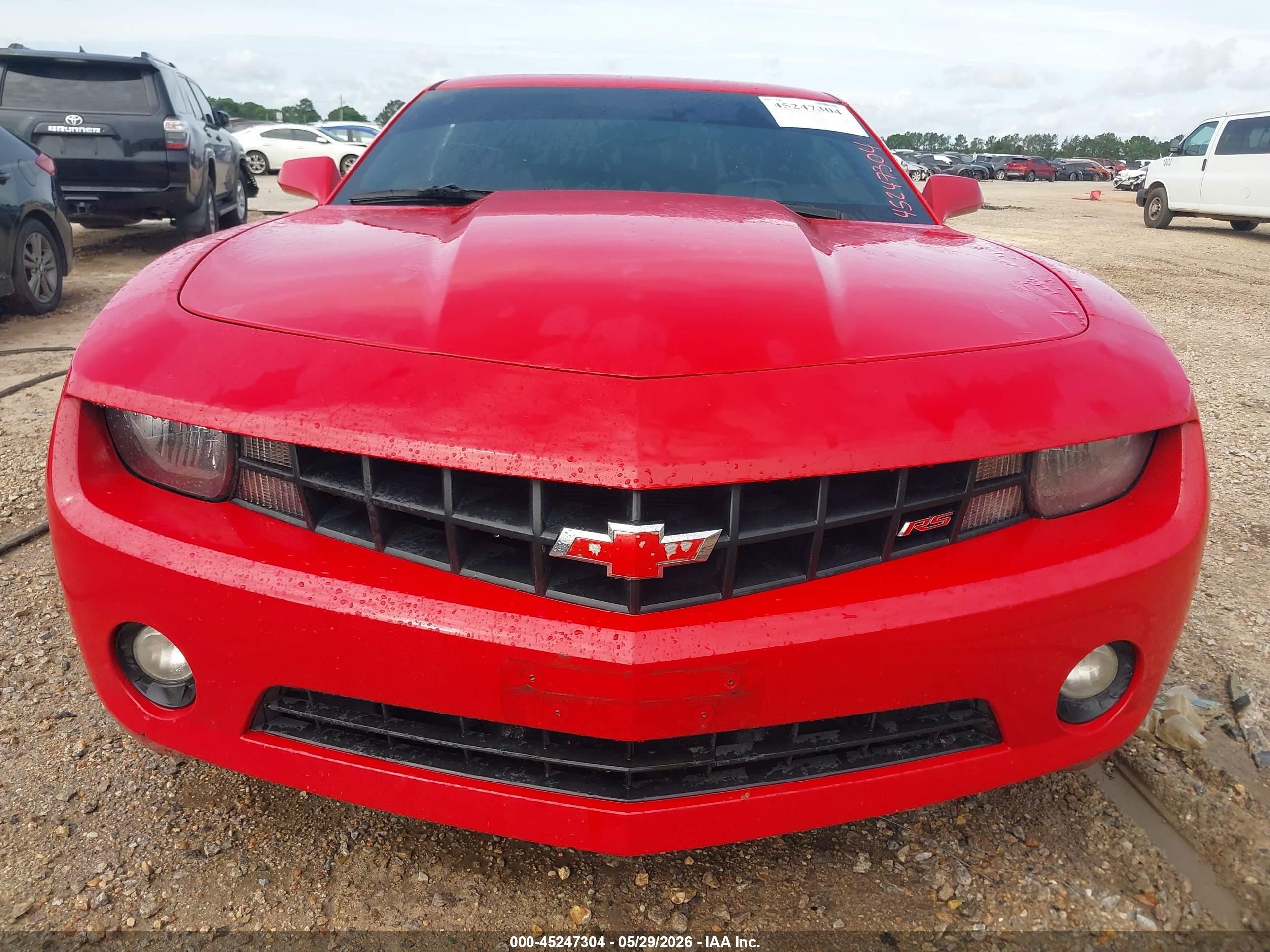 2012 Chevrolet Camaro 1lt Красный vin: 2G1FB1E36C9187227