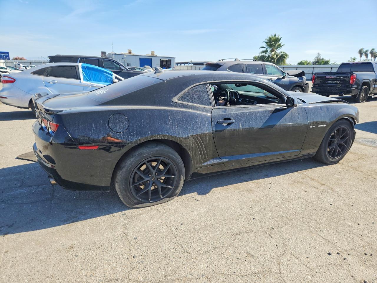 2012 Chevrolet Camaro Lt Black vin: 2G1FB1E36C9210683