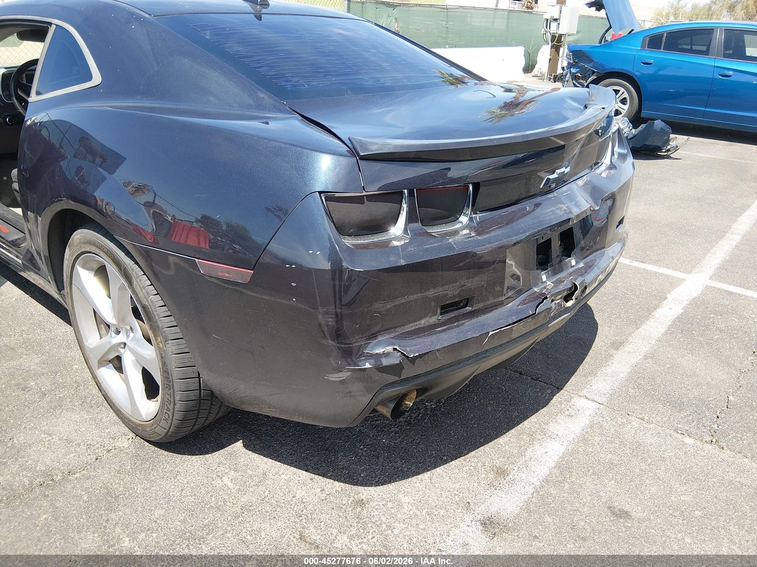 2013 Chevrolet Camaro 1lt Dark Blue vin: 2G1FB1E36D9141558