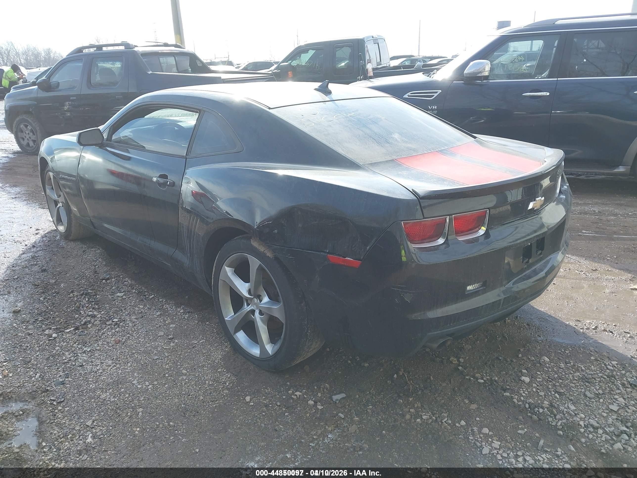 2013 Chevrolet Camaro 1lt Black vin: 2G1FB1E36D9237089