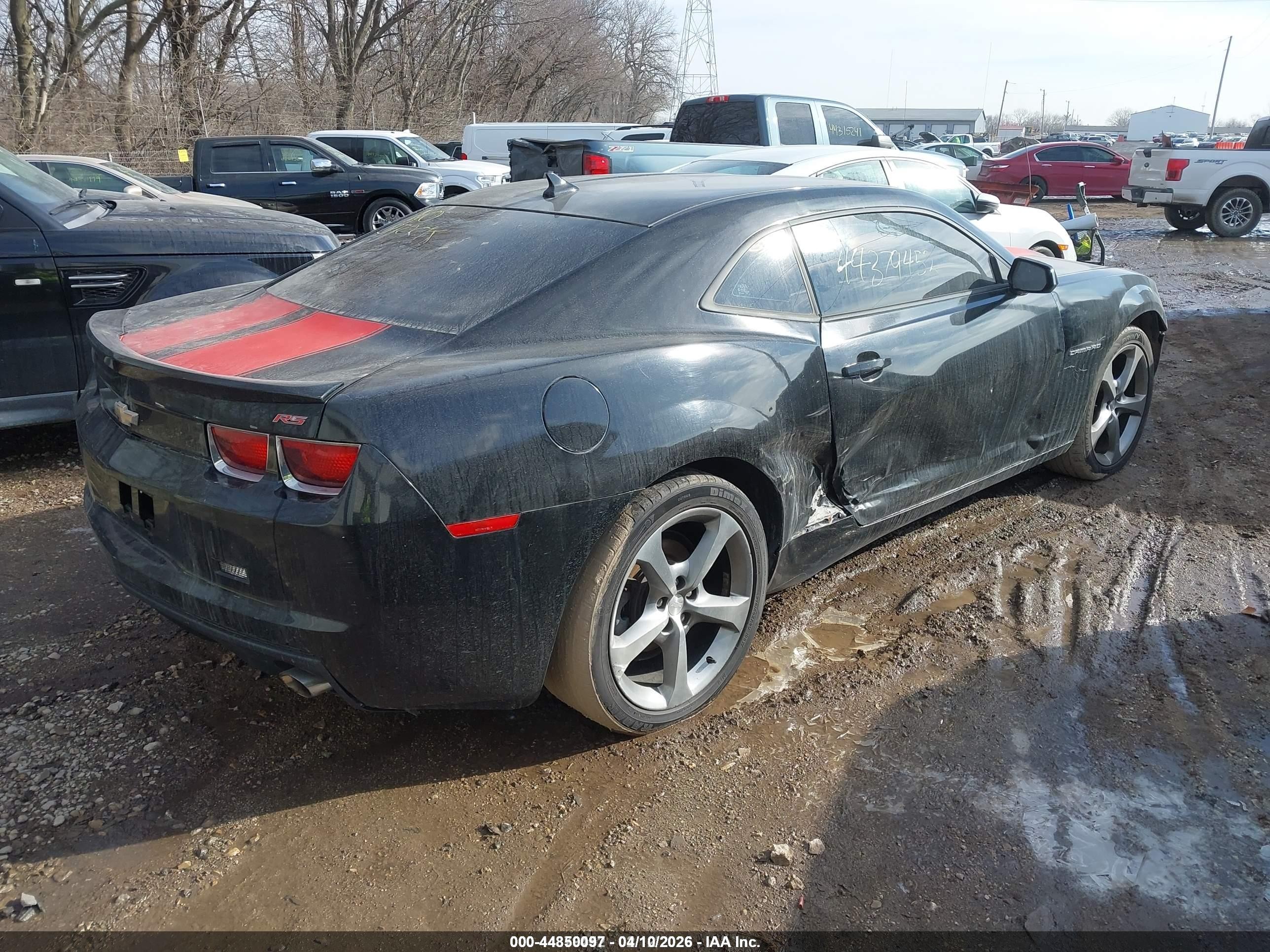 2013 Chevrolet Camaro 1lt Black vin: 2G1FB1E36D9237089