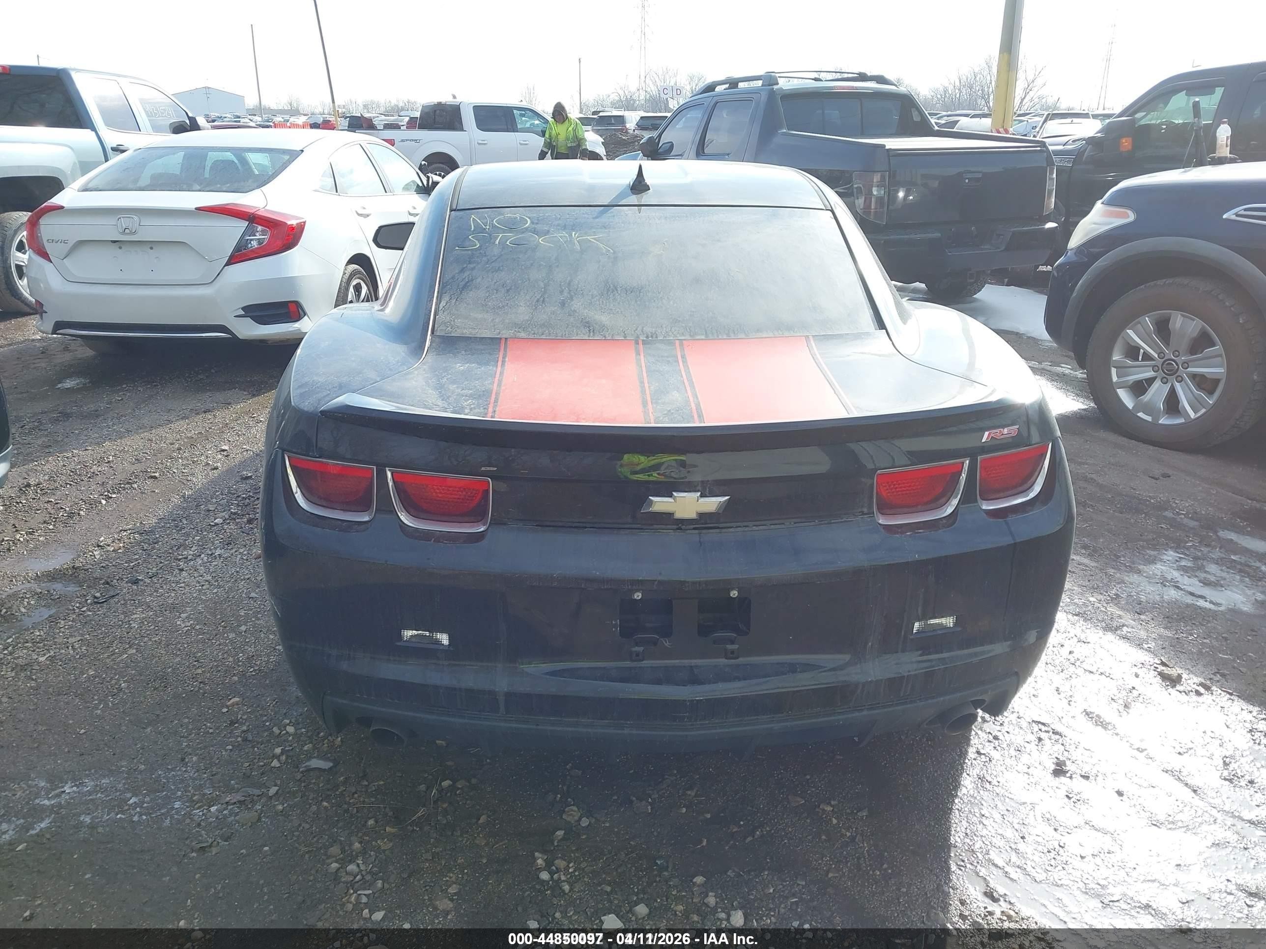 2013 Chevrolet Camaro 1lt Black vin: 2G1FB1E36D9237089