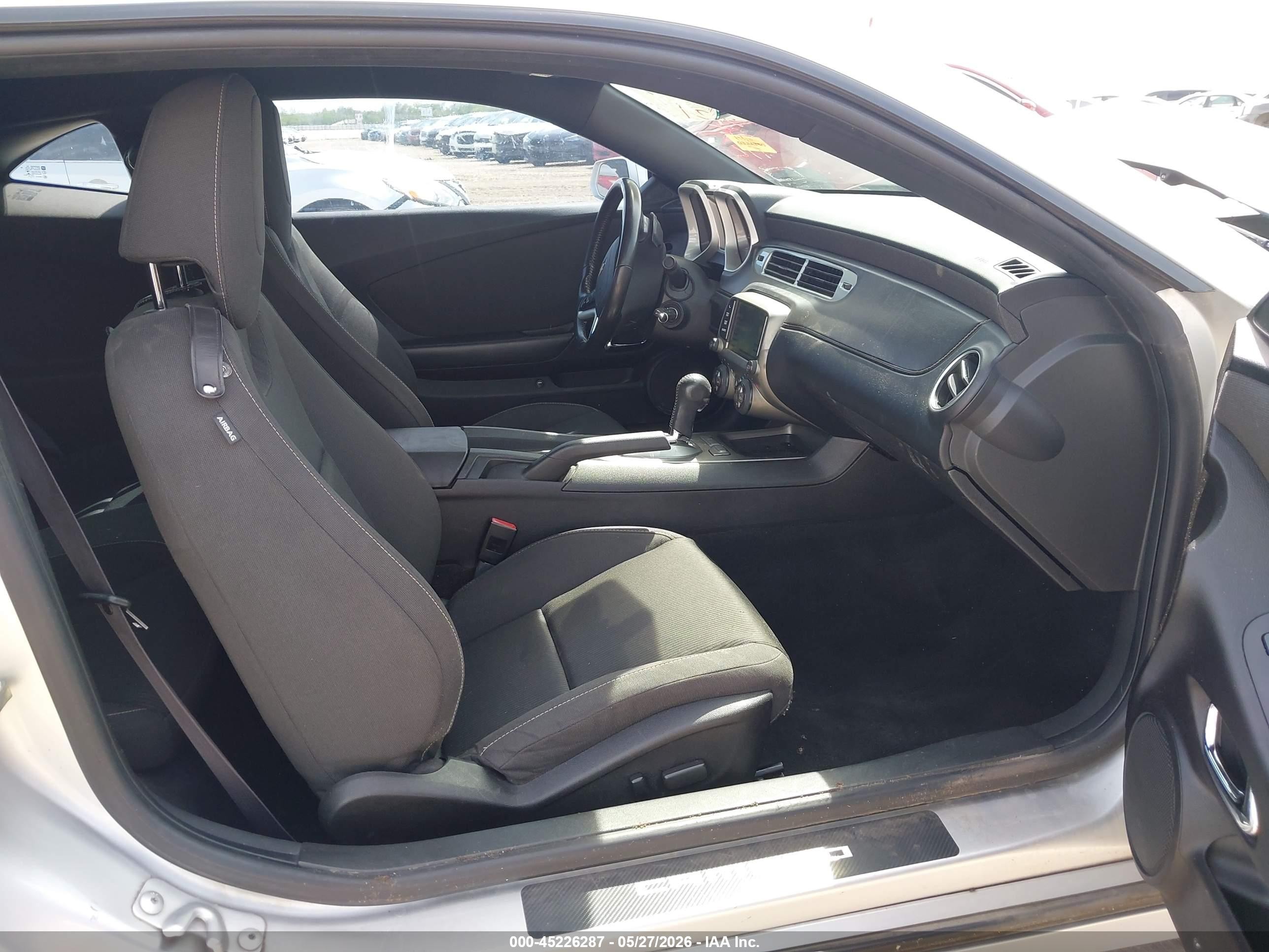 2014 Chevrolet Camaro 1lt Silver vin: 2G1FB1E36E9279375