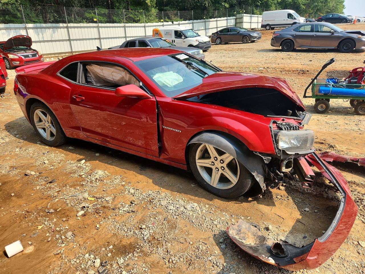 2015 Chevrolet Camaro Ls Бордовый vin: 2G1FB1E36F9181965