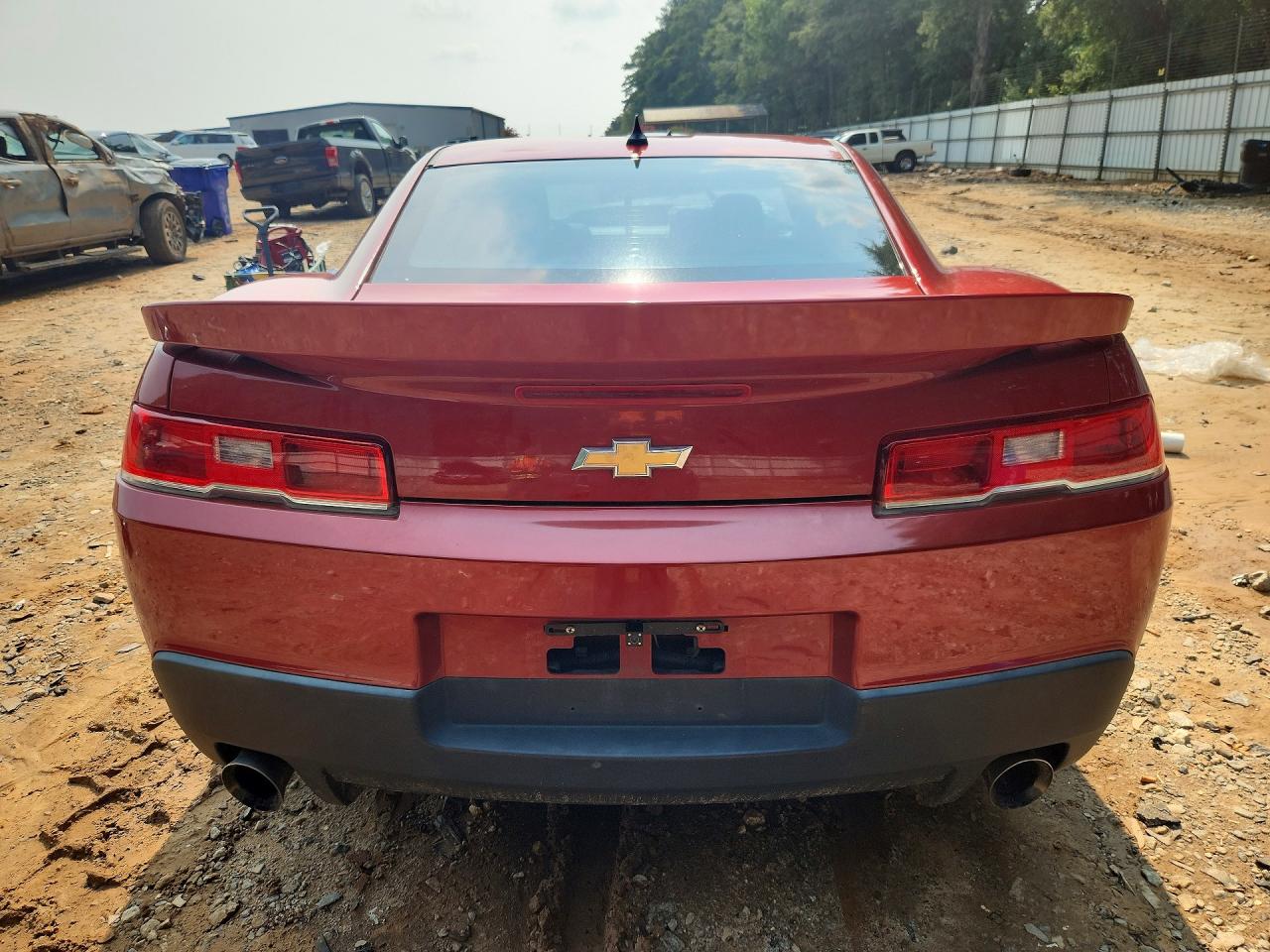 2015 Chevrolet Camaro Ls Бордовый vin: 2G1FB1E36F9181965
