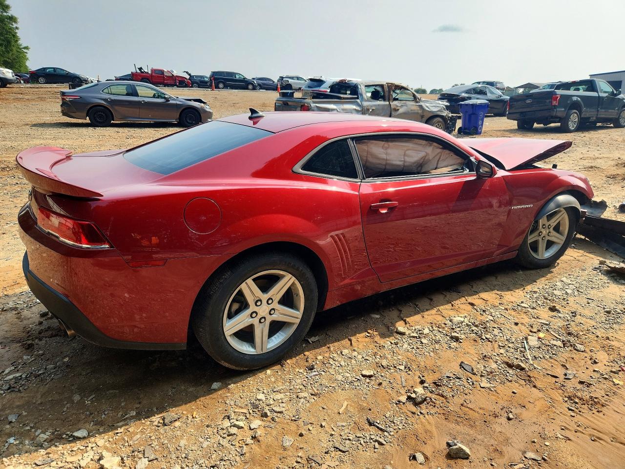 2015 Chevrolet Camaro Ls Бордовый vin: 2G1FB1E36F9181965