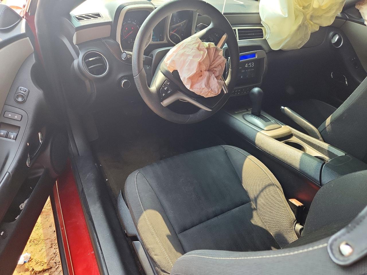 2015 Chevrolet Camaro Ls Бордовый vin: 2G1FB1E36F9181965