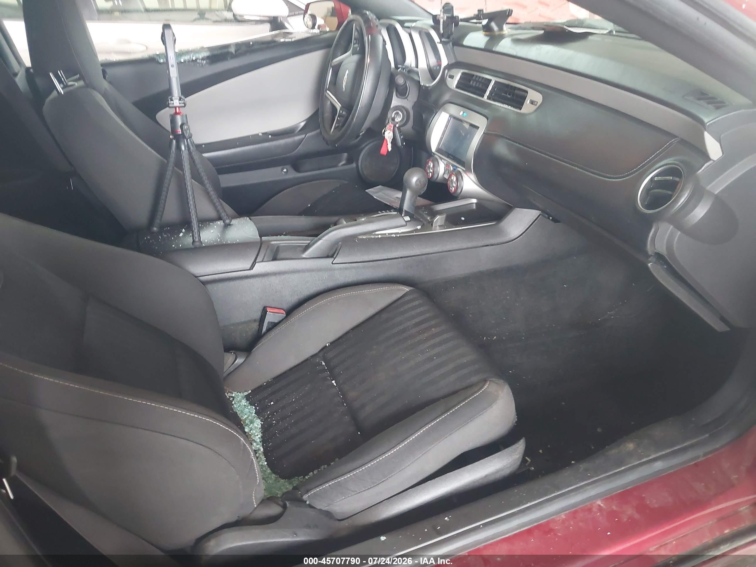 2015 Chevrolet Camaro 2ls Red vin: 2G1FB1E36F9205925