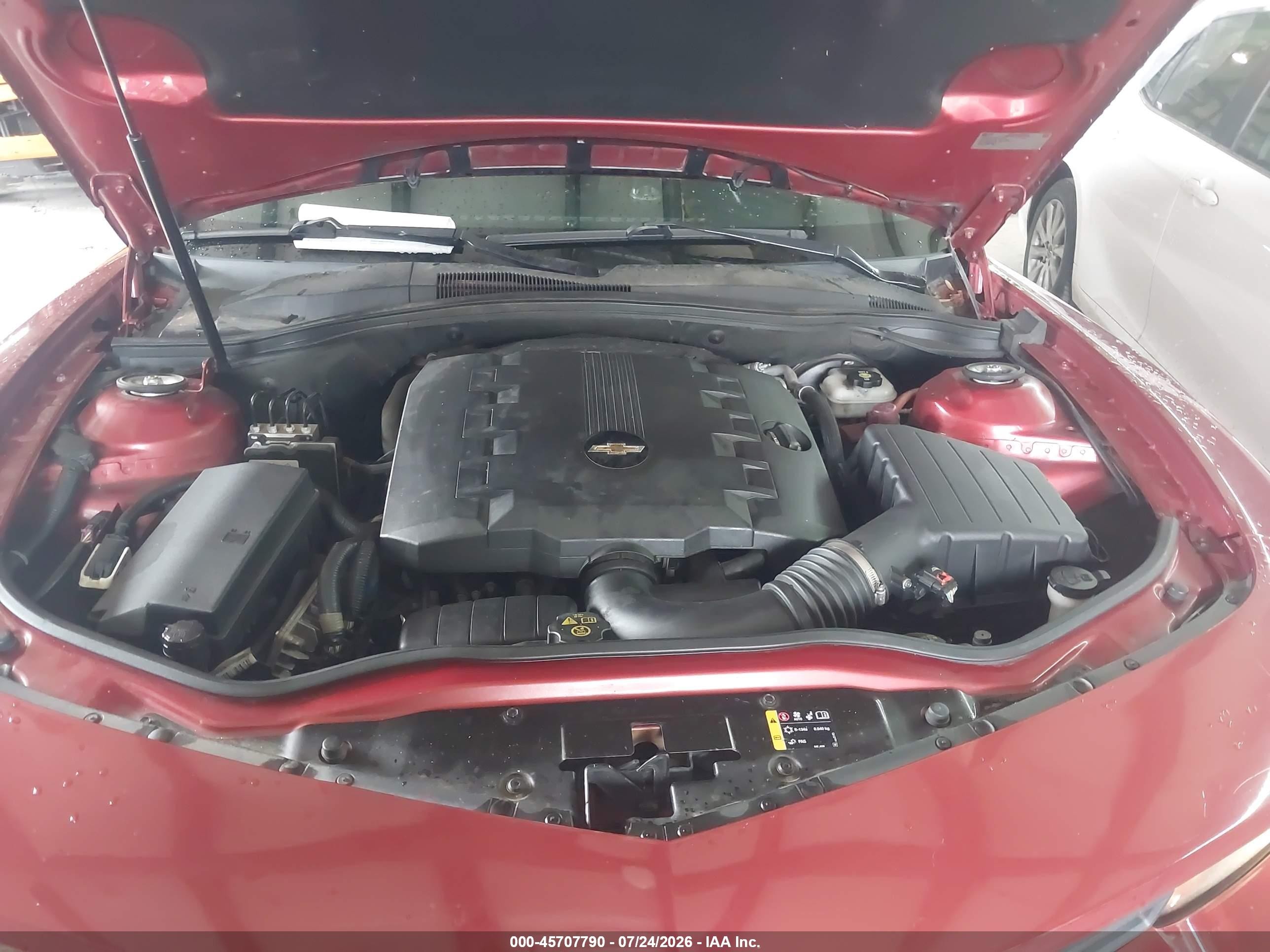 2015 Chevrolet Camaro 2ls Red vin: 2G1FB1E36F9205925