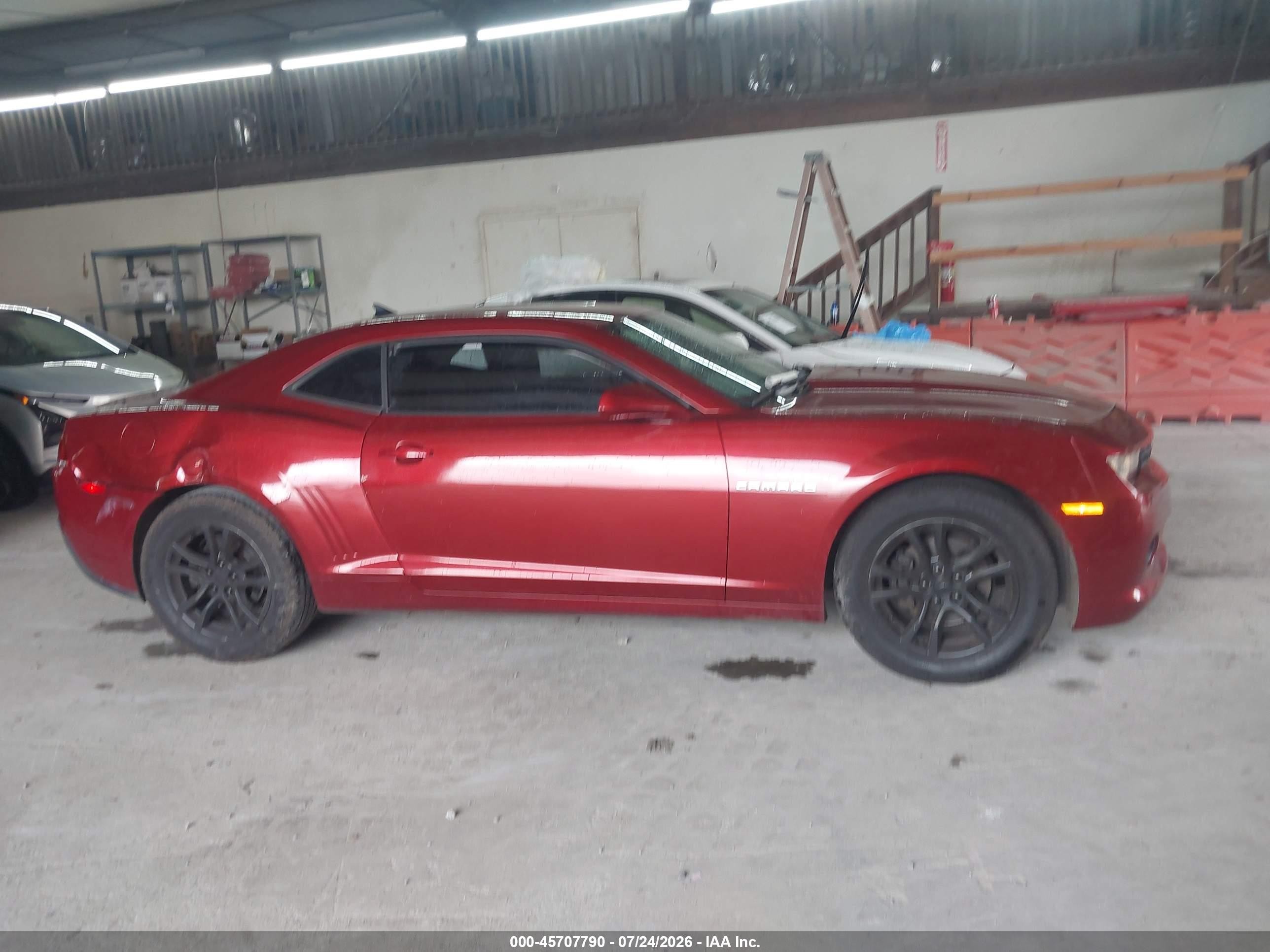 2015 Chevrolet Camaro 2ls Red vin: 2G1FB1E36F9205925