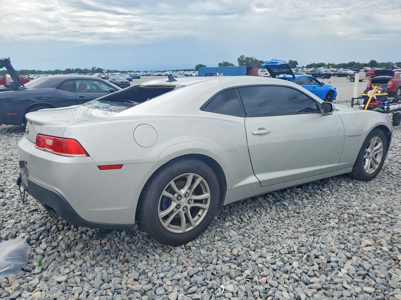 2015 Chevrolet Camaro Ls Серебряный vin: 2G1FB1E36F9245390