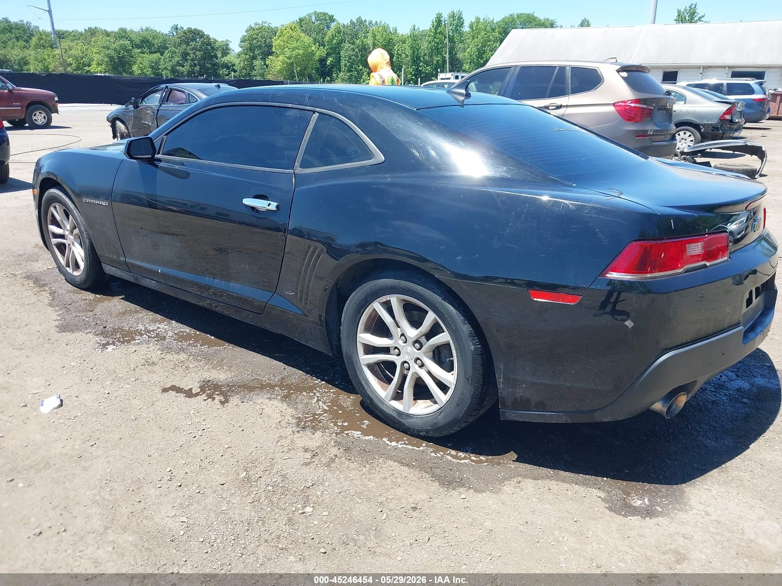 2015 Chevrolet Camaro 2ls Black vin: 2G1FB1E36F9301957