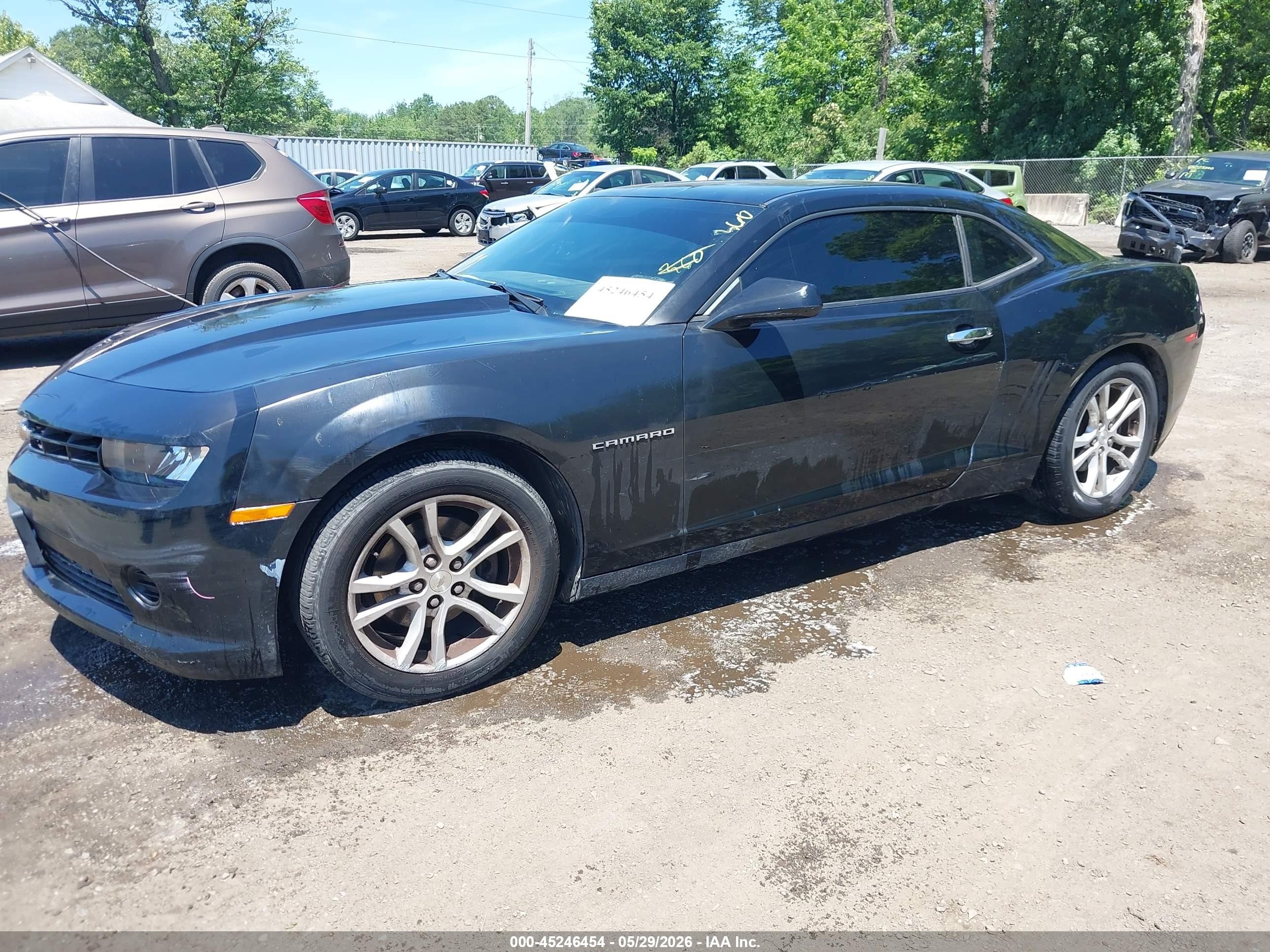 2015 Chevrolet Camaro 2ls Black vin: 2G1FB1E36F9301957