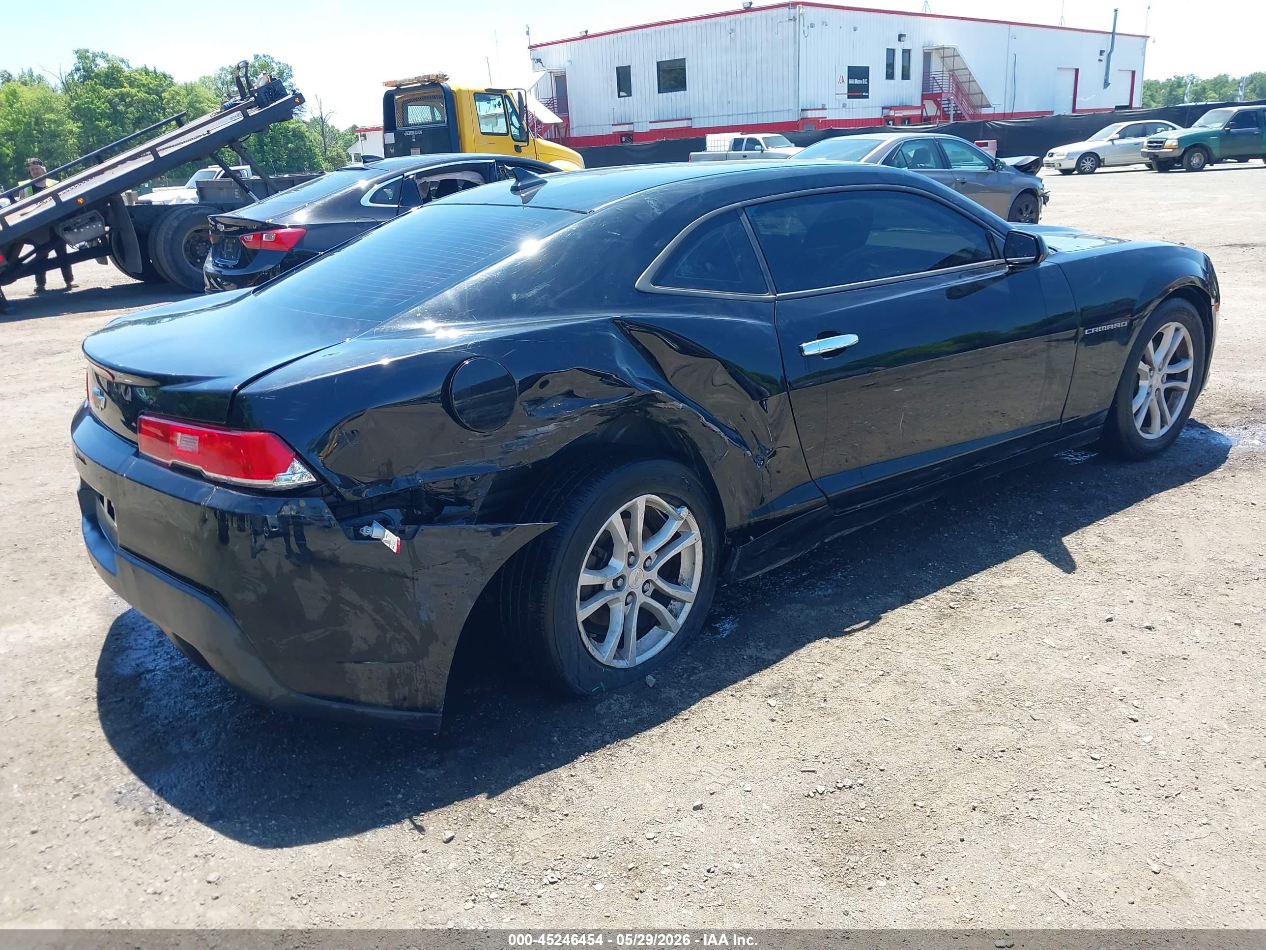 2015 Chevrolet Camaro 2ls Black vin: 2G1FB1E36F9301957