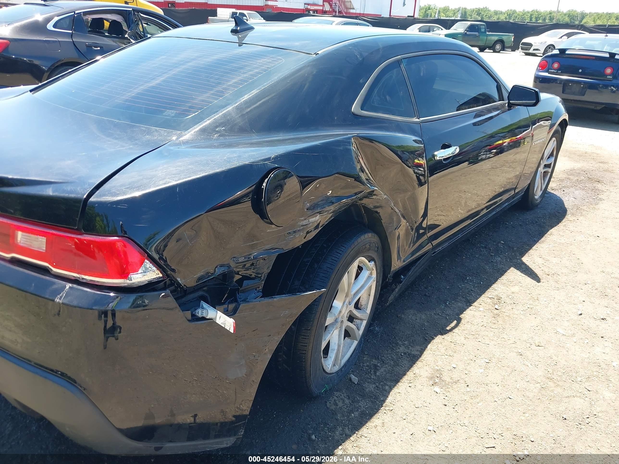 2015 Chevrolet Camaro 2ls Black vin: 2G1FB1E36F9301957