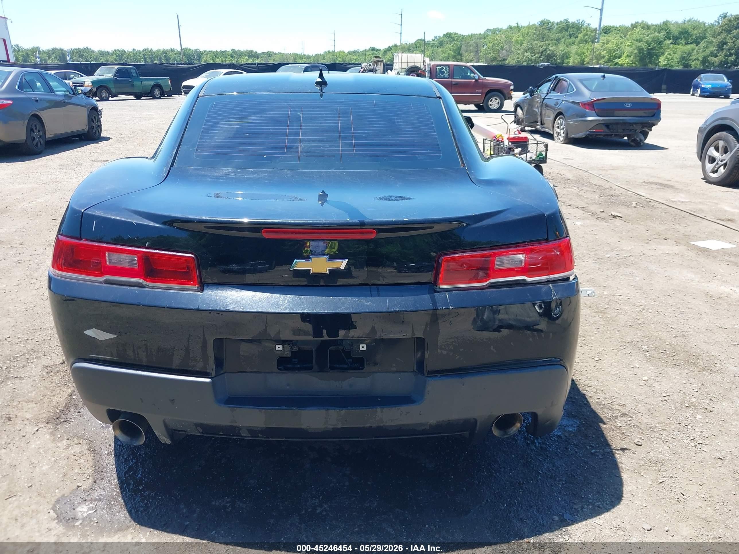 2015 Chevrolet Camaro 2ls Black vin: 2G1FB1E36F9301957