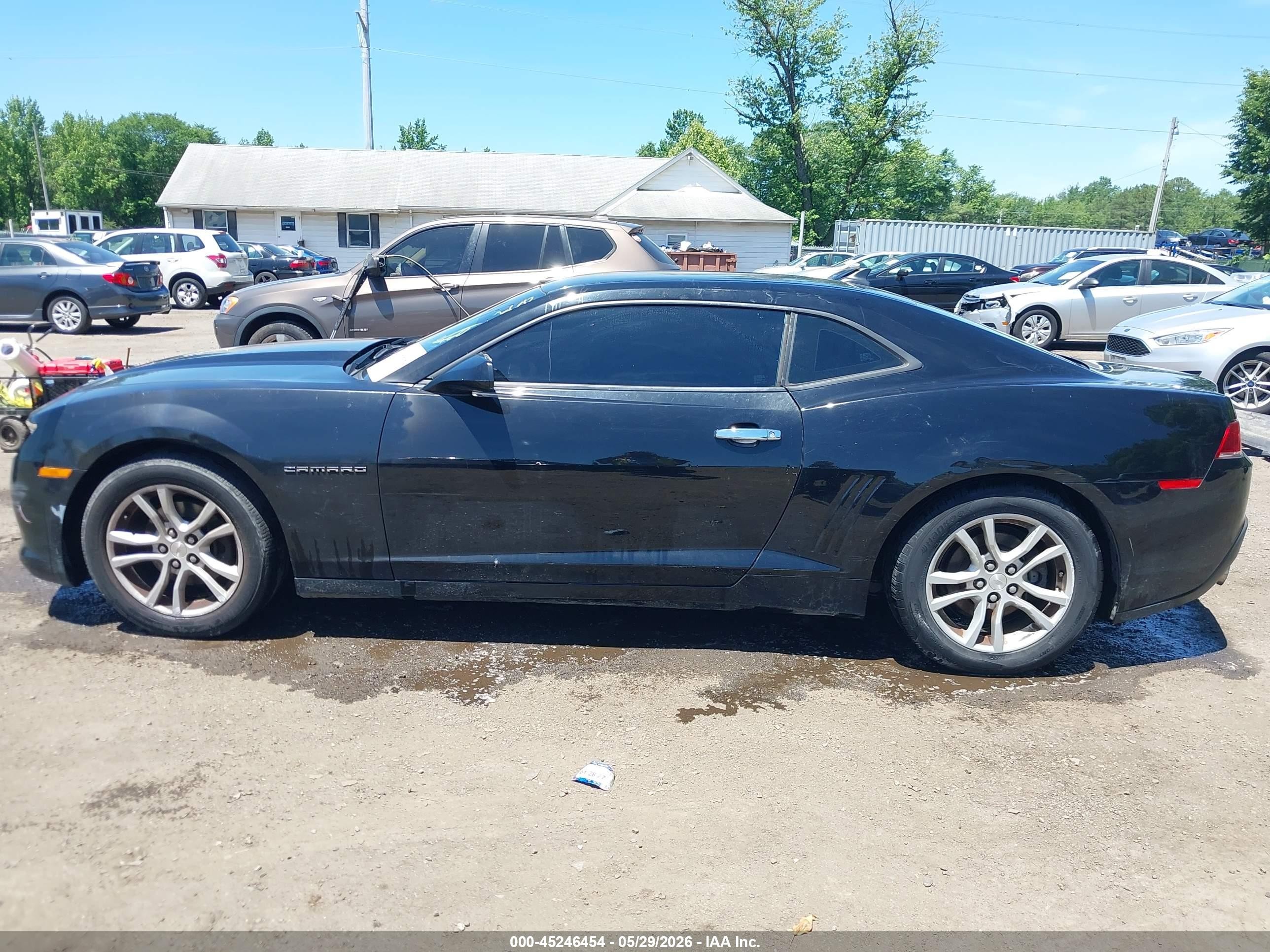 2015 Chevrolet Camaro 2ls Black vin: 2G1FB1E36F9301957
