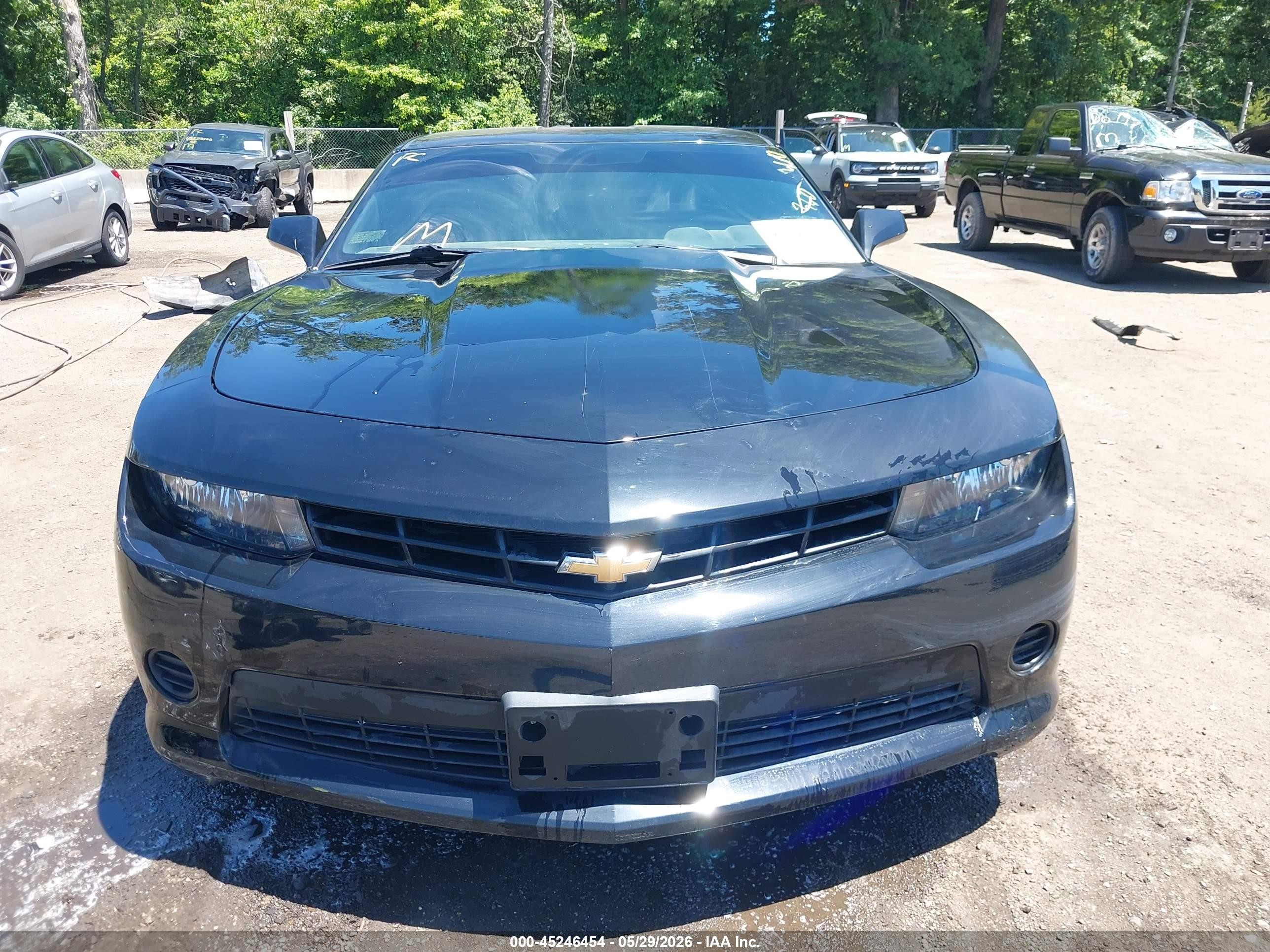2015 Chevrolet Camaro 2ls Black vin: 2G1FB1E36F9301957