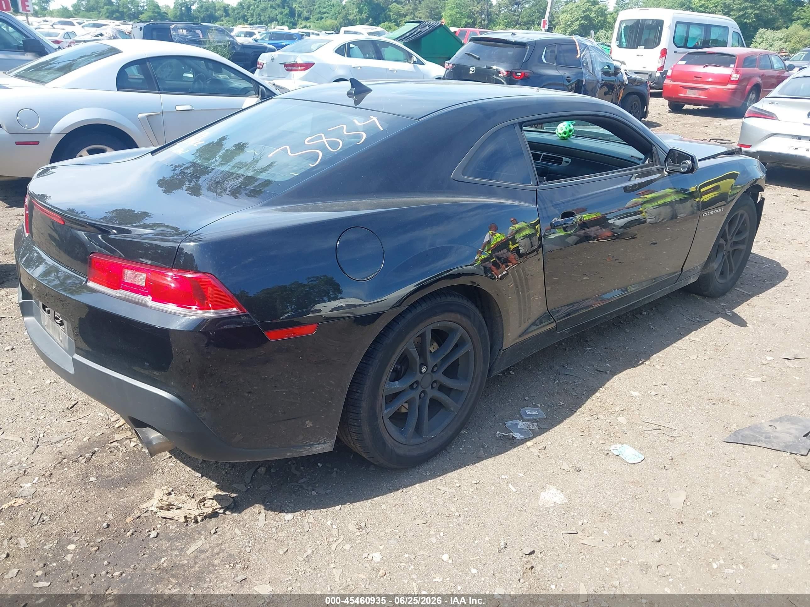 2015 Chevrolet Camaro 2ls Black vin: 2G1FB1E36F9302784