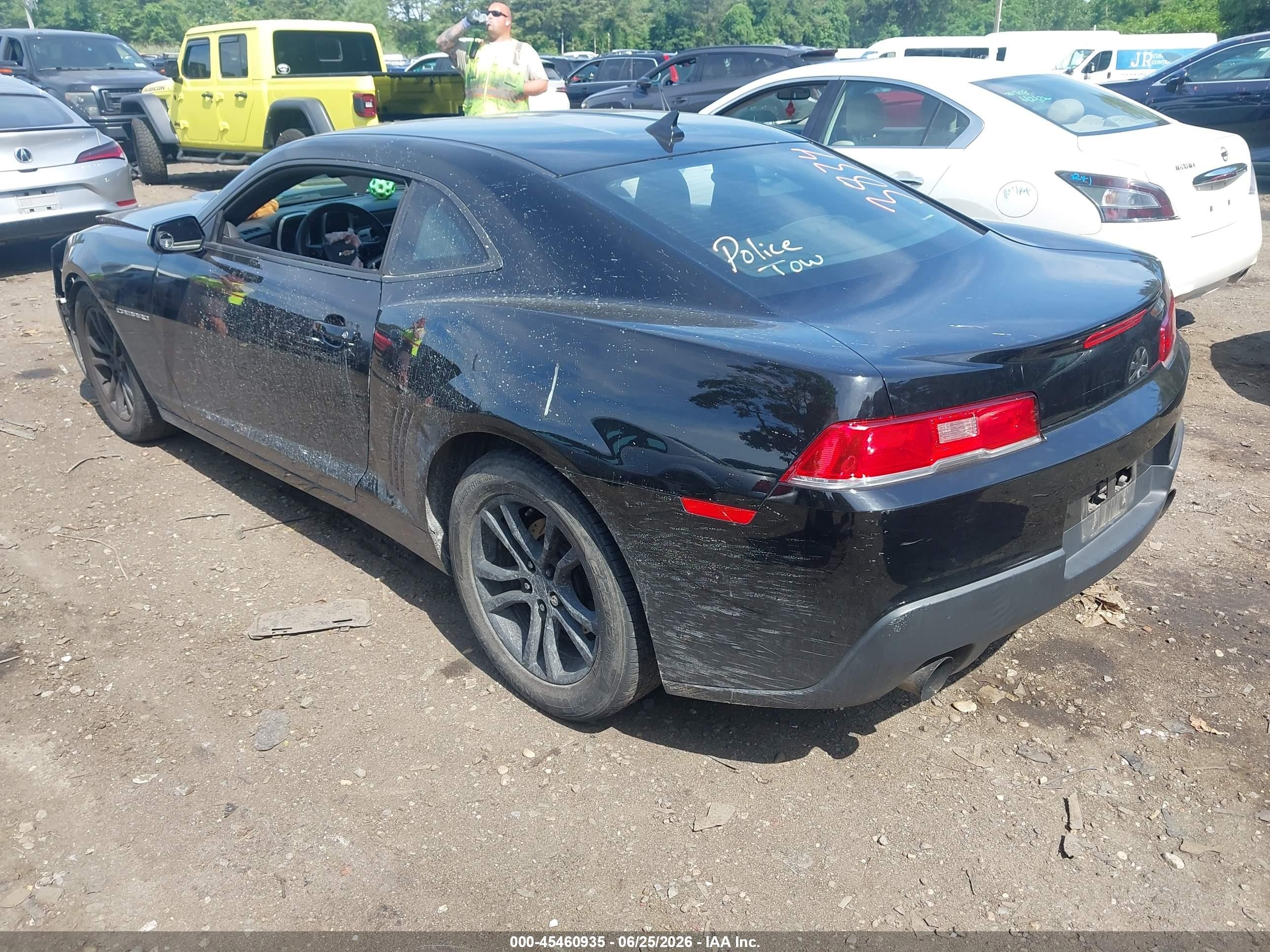 2015 Chevrolet Camaro 2ls Black vin: 2G1FB1E36F9302784