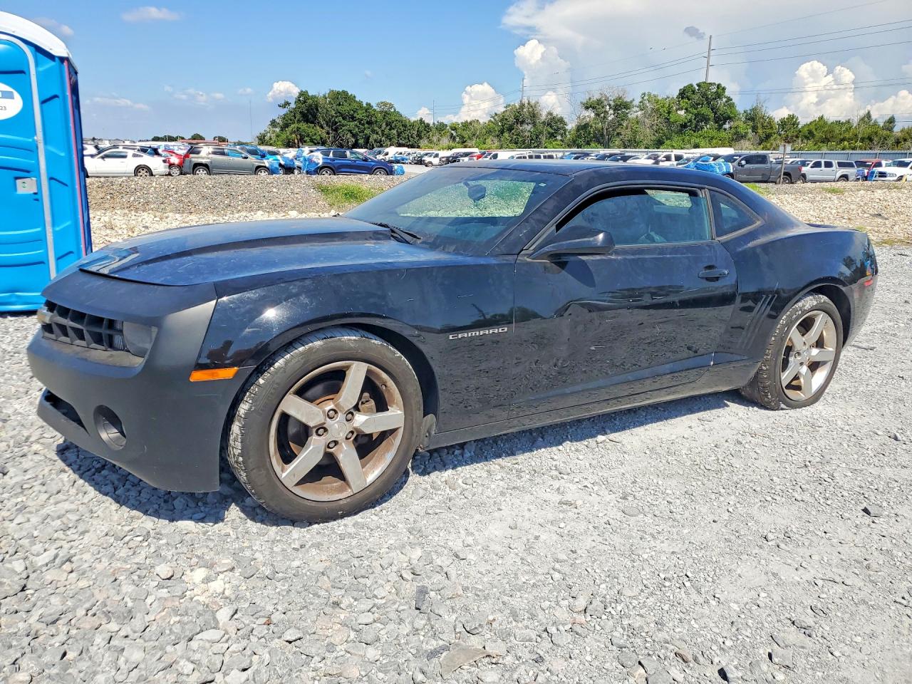 2012 Chevrolet Camaro Lt Black vin: 2G1FB1E37C9179699