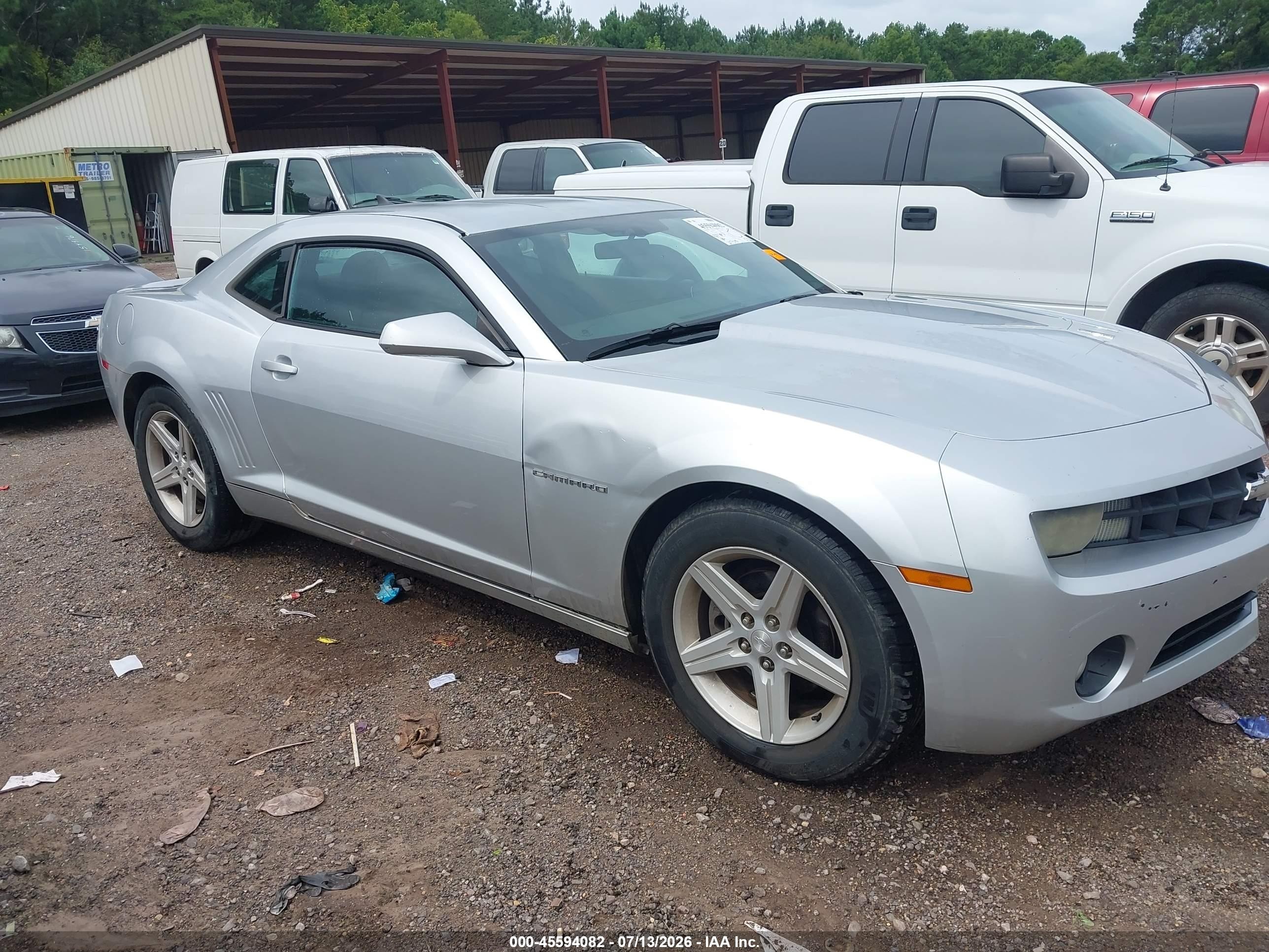 2012 Chevrolet Camaro 1lt Silver vin: 2G1FB1E37C9189844