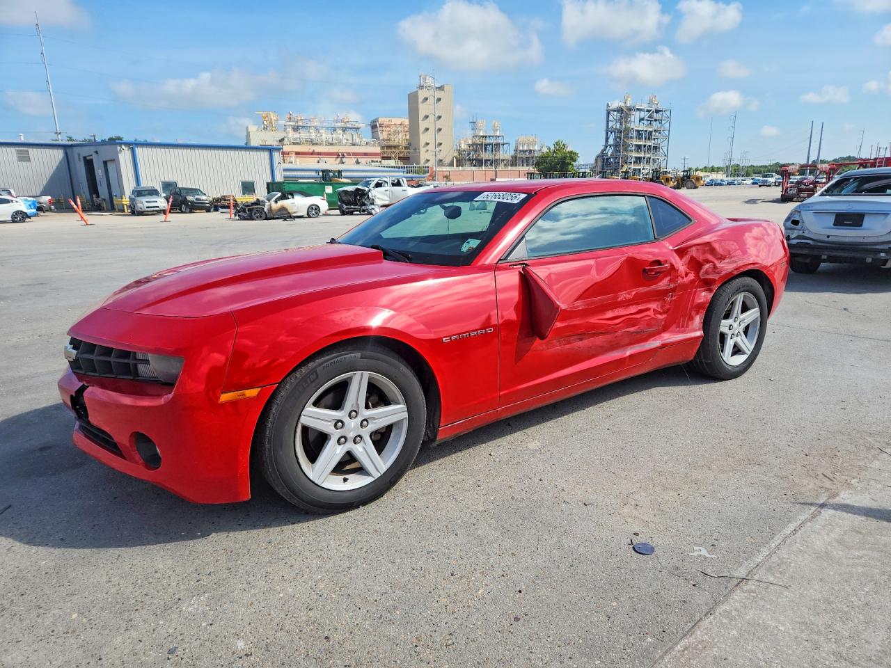 2012 Chevrolet Camaro Lt Red vin: 2G1FB1E37C9200437