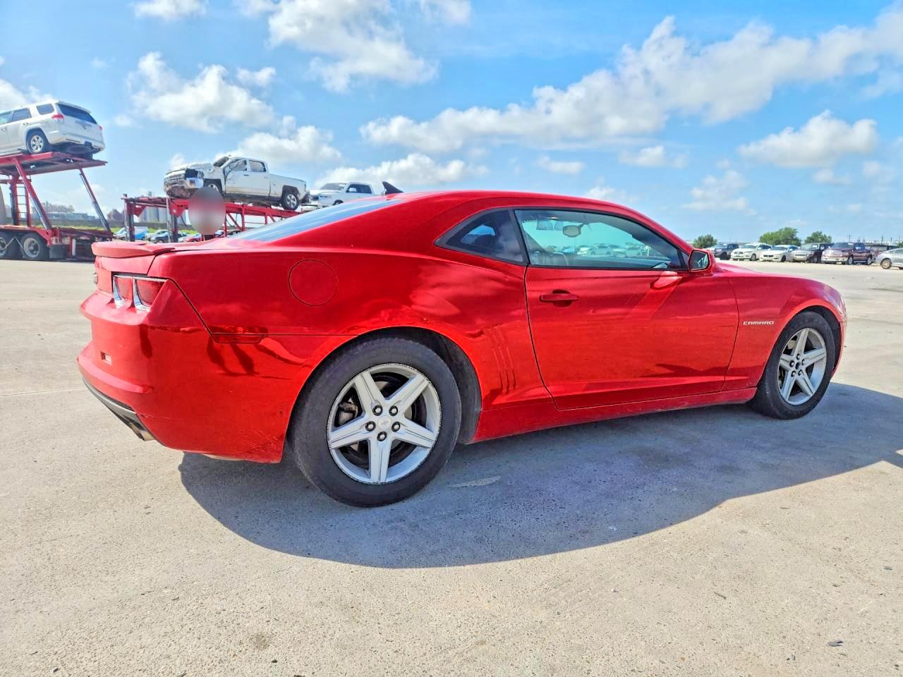 2012 Chevrolet Camaro Lt Red vin: 2G1FB1E37C9200437
