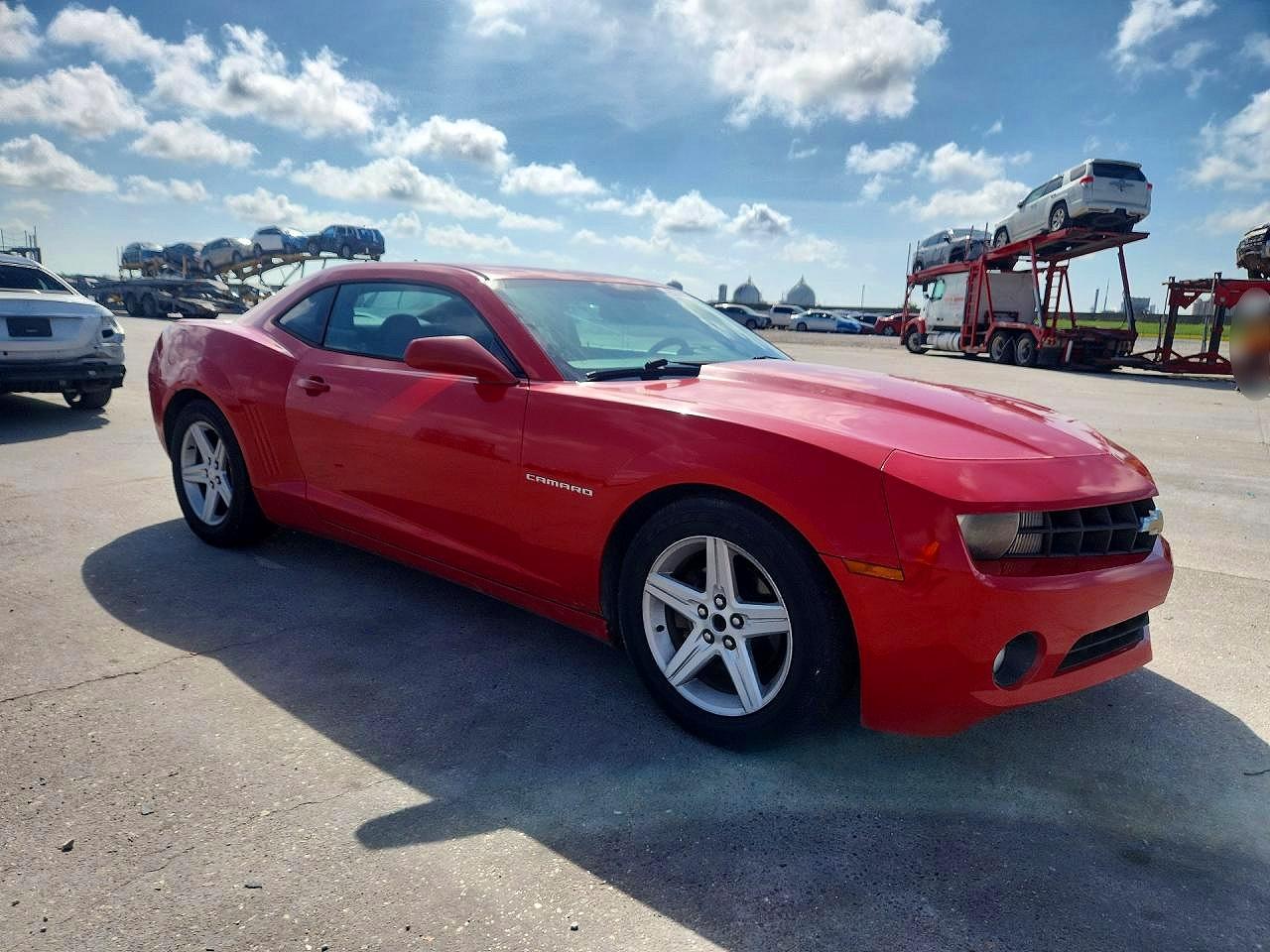 2012 Chevrolet Camaro Lt Red vin: 2G1FB1E37C9200437