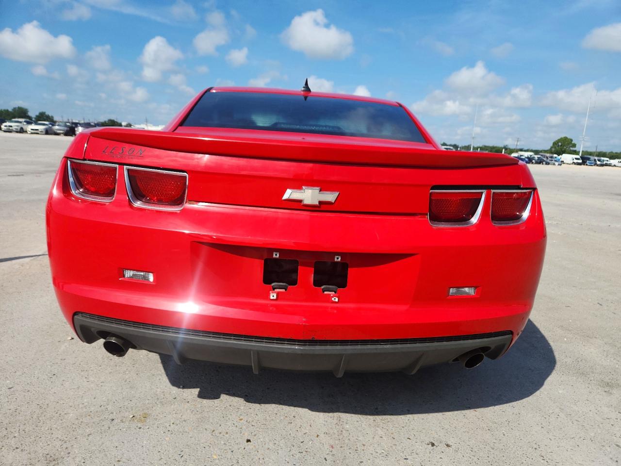 2012 Chevrolet Camaro Lt Red vin: 2G1FB1E37C9200437