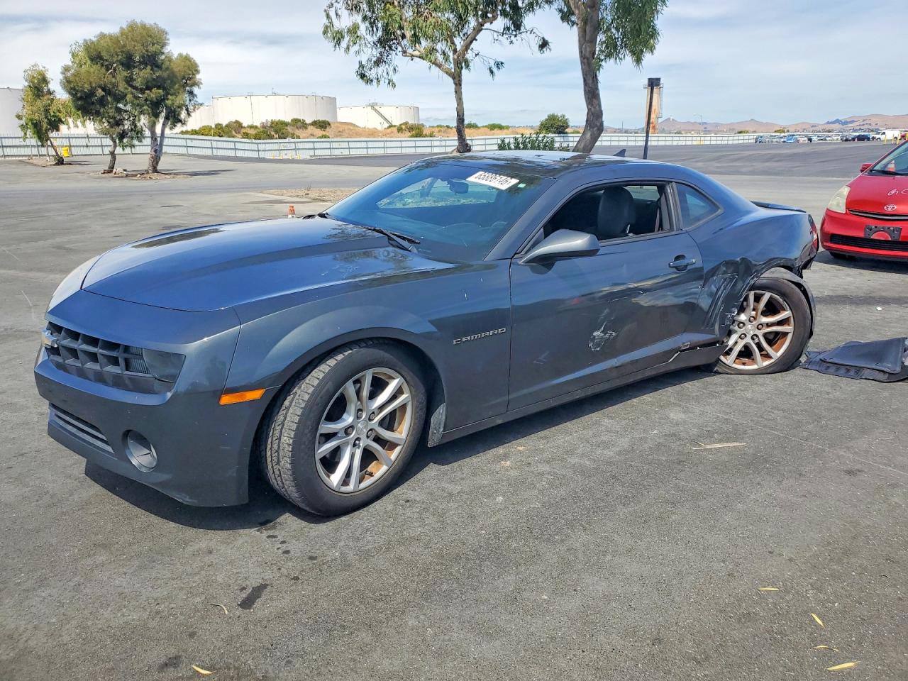 2013 Chevrolet Camaro Lt Gray vin: 2G1FB1E37D9107449