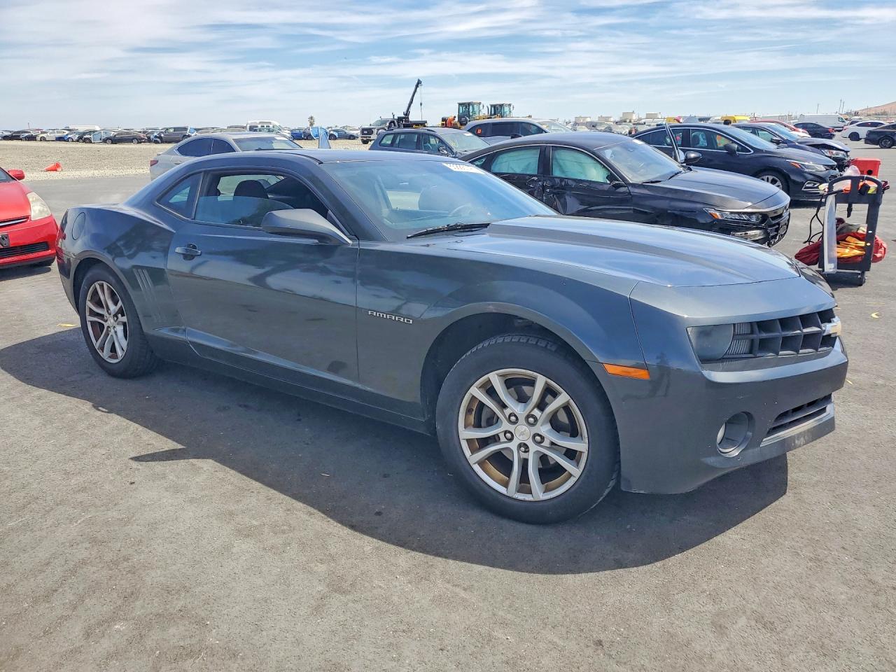 2013 Chevrolet Camaro Lt Серый vin: 2G1FB1E37D9107449