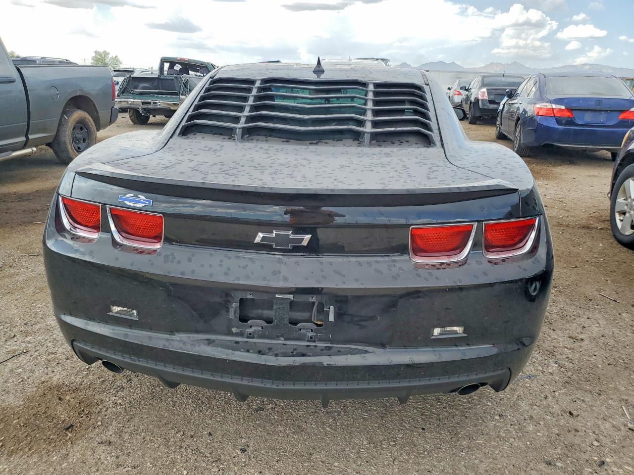 2013 Chevrolet Camaro Lt Black vin: 2G1FB1E37D9114921