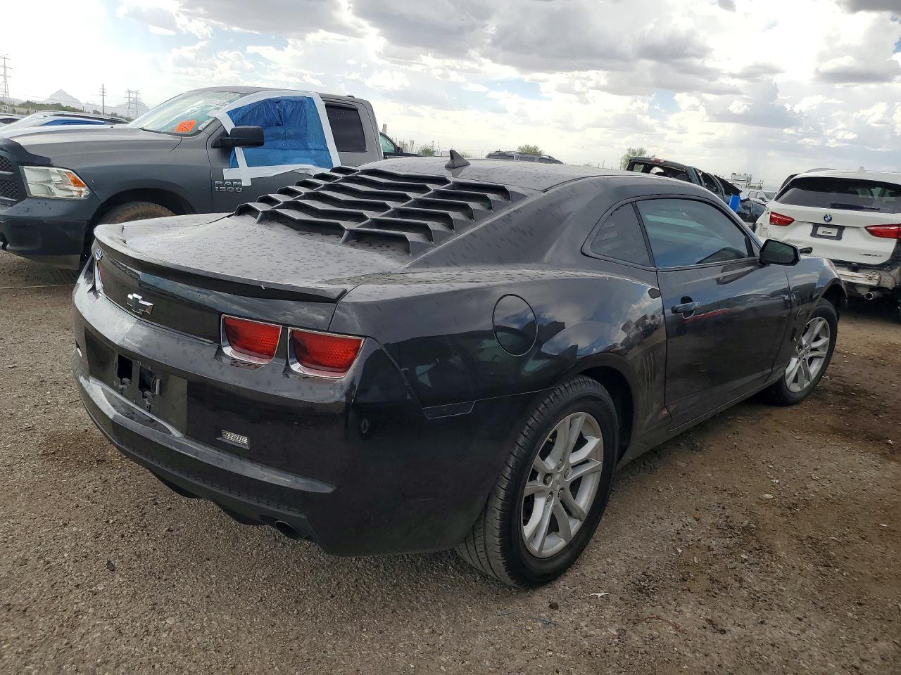 2013 Chevrolet Camaro Lt Black vin: 2G1FB1E37D9114921