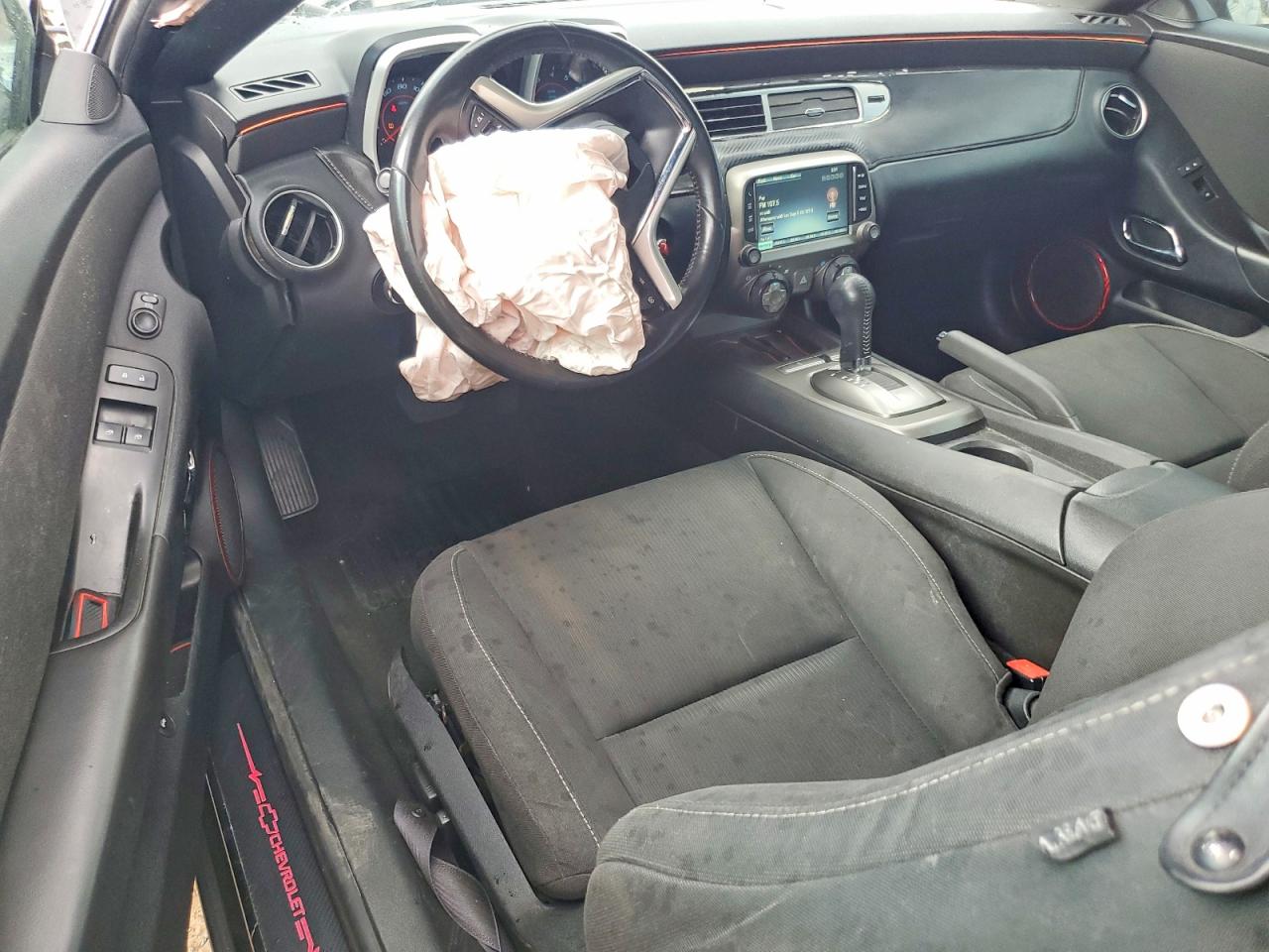 2013 Chevrolet Camaro Lt Black vin: 2G1FB1E37D9114921