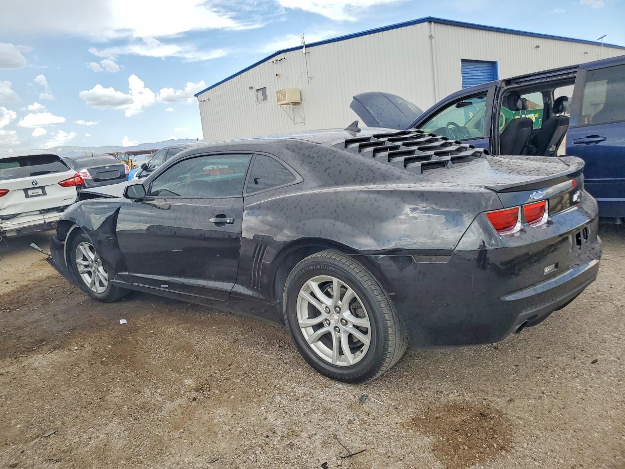 2013 Chevrolet Camaro Lt Black vin: 2G1FB1E37D9114921