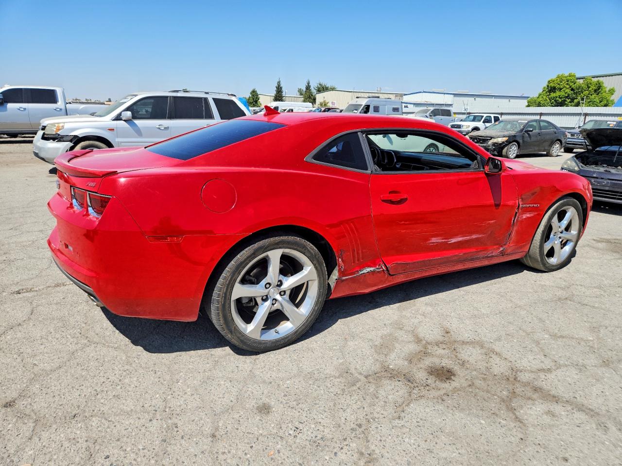2013 Chevrolet Camaro Lt Red vin: 2G1FB1E37D9148728