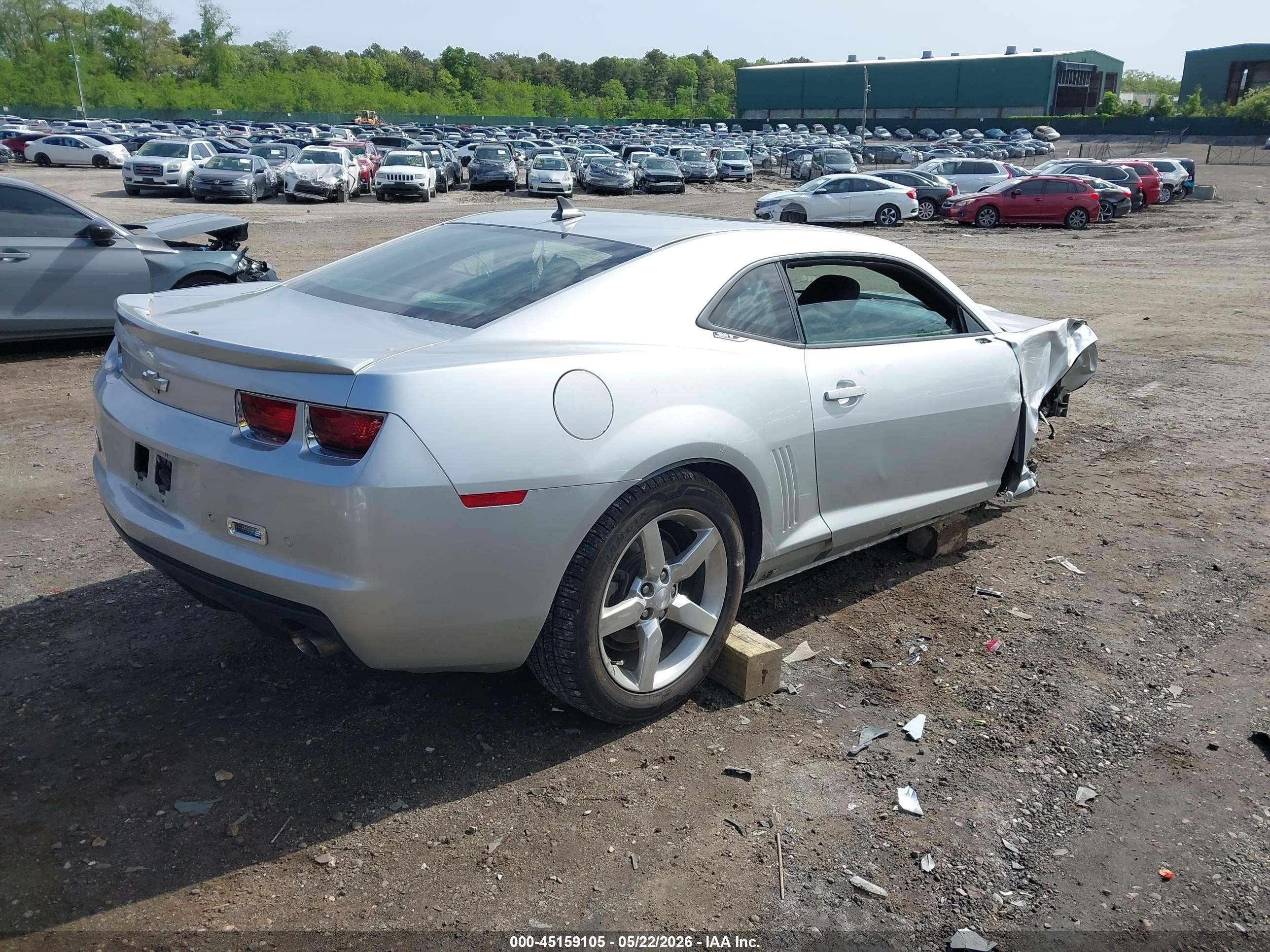 2013 Chevrolet Camaro 1lt Gray vin: 2G1FB1E37D9209947
