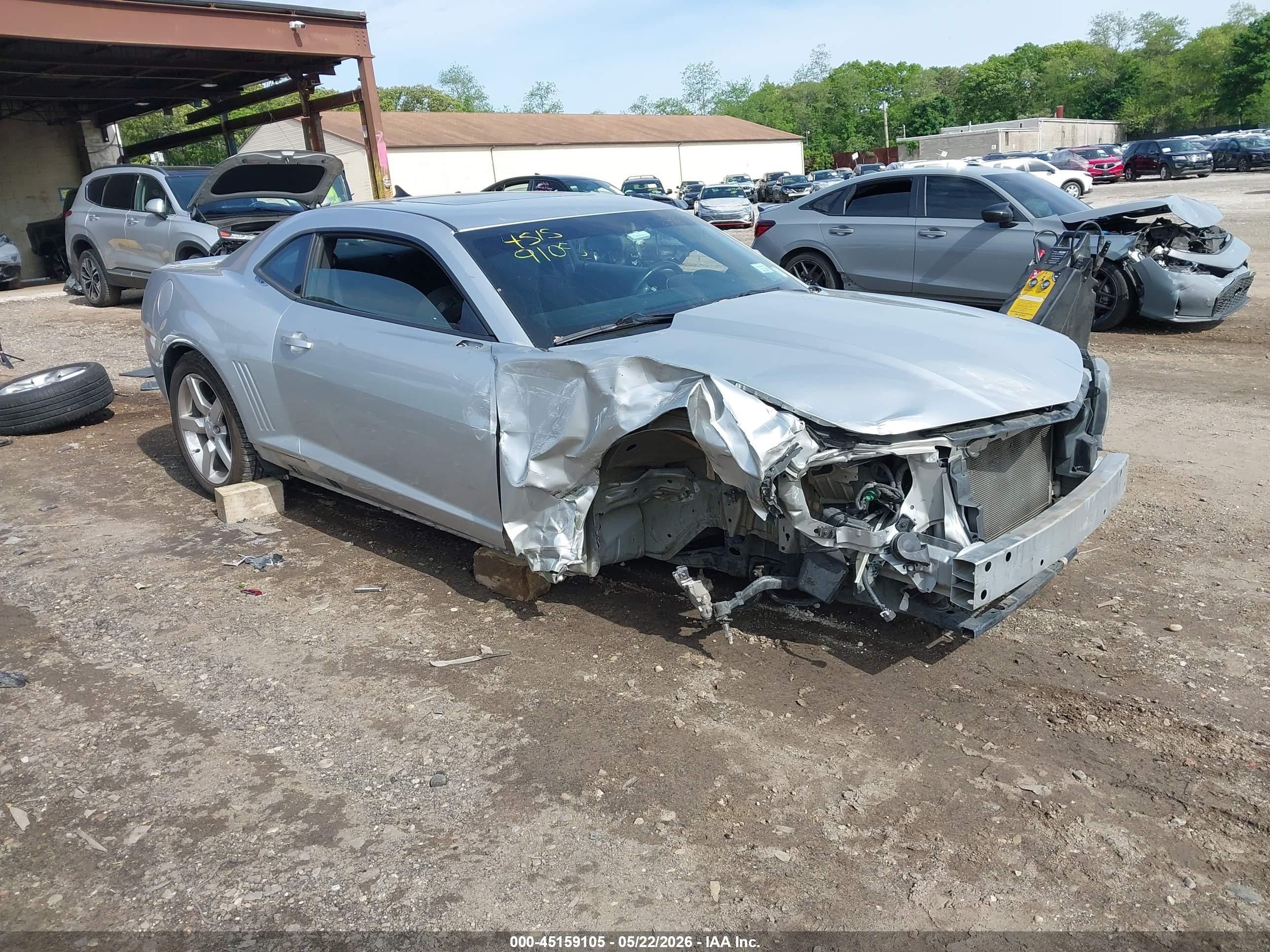 2013 Chevrolet Camaro 1lt Gray vin: 2G1FB1E37D9209947
