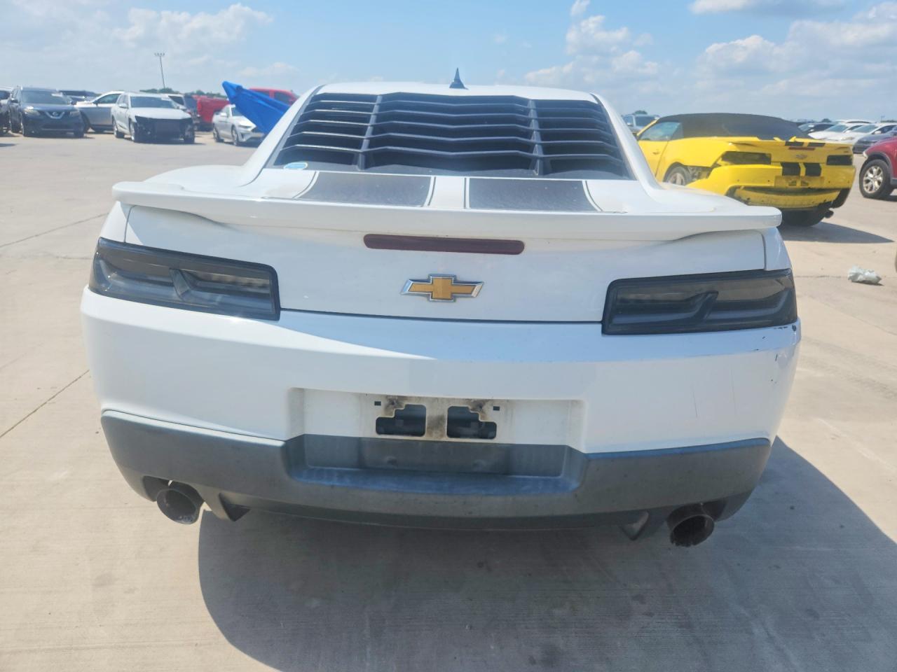 2014 Chevrolet Camaro Lt White vin: 2G1FB1E37E9177356